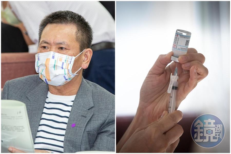 林為洲公開表態支持國疫苗，認為應將國際疫苗給需要的人，號召民進黨一起響應反遭嗆做秀。（資料照）
