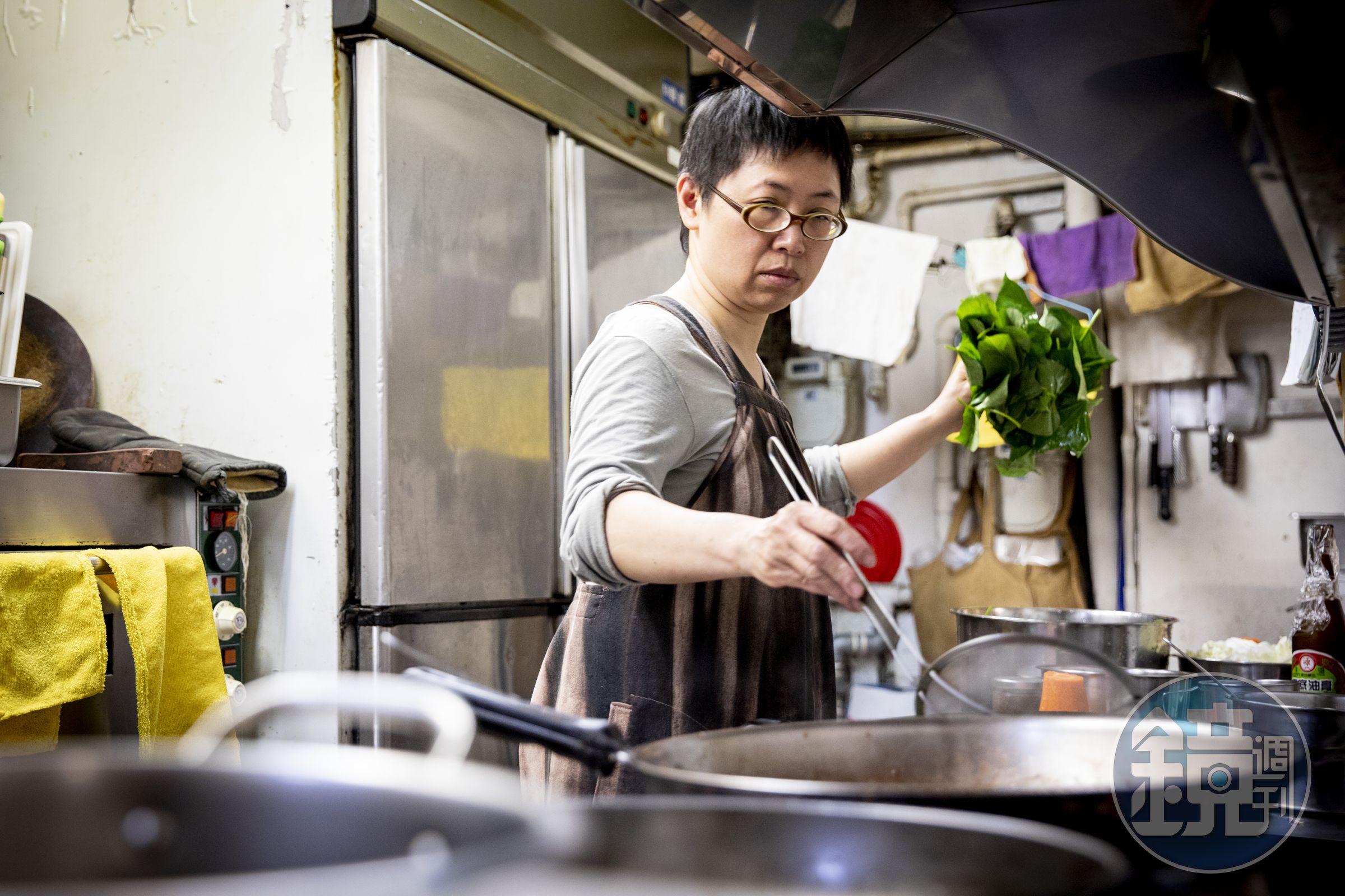 主廚陶桂槐總是默默做事，用料理取代言語。