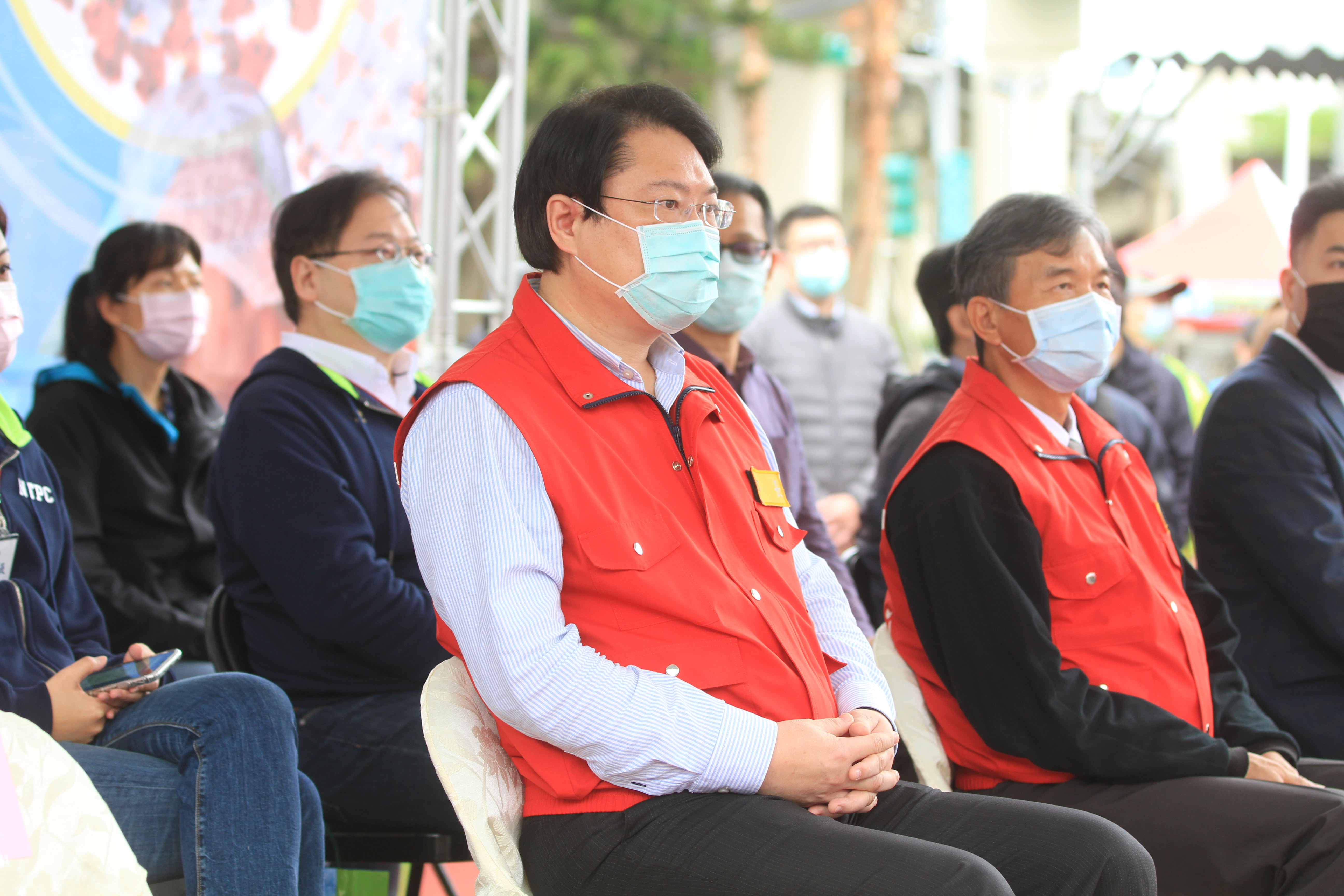 基隆市確診人數未緩，市長林右昌曾表示，需靠加強治療與及早發現長輩確診來降低致死率。（資料照）