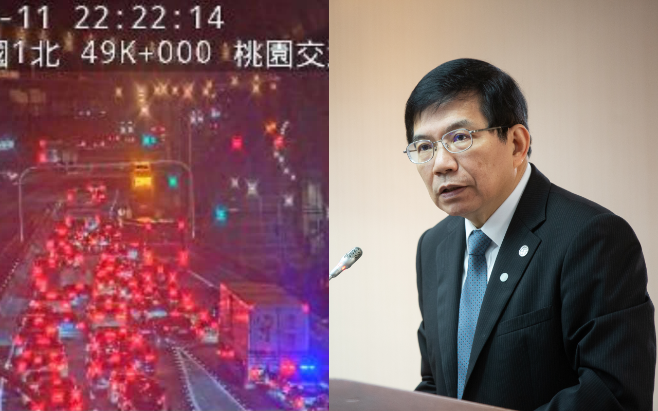 交通部長王國材今日對端午大塞車一事道歉。（翻攝自新北交通族臉書、本刊資料照）