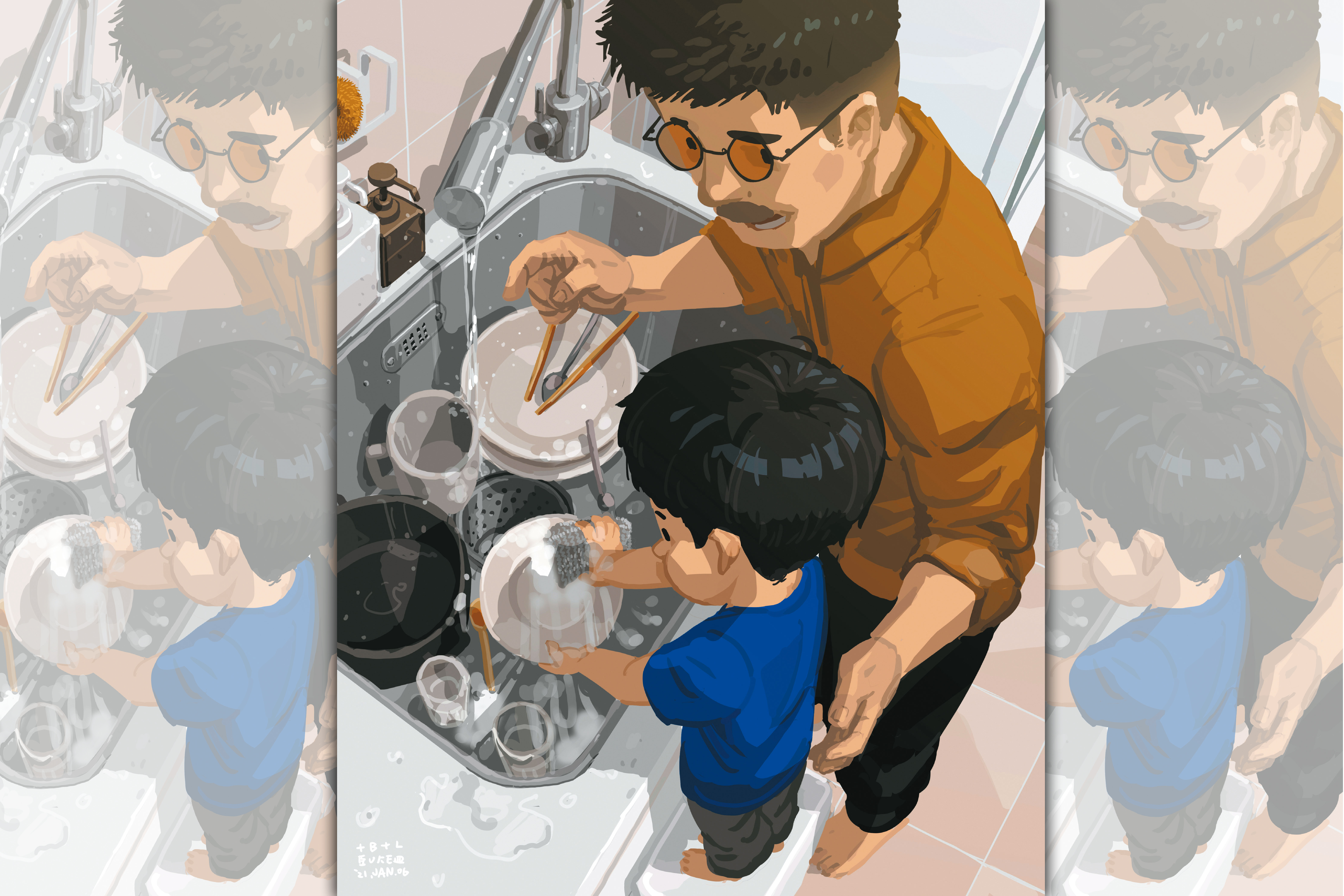 【單親爸爸週記】等等再自己洗一次