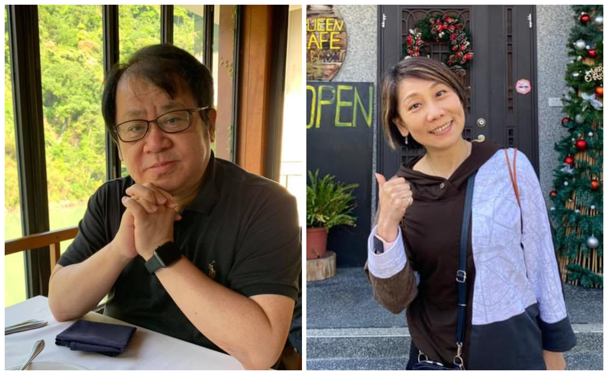 朱宗慶（左圖）發文感嘆3.9億藝文紓困遭立委喊刪，郎祖筠（右圖）轉發被砲轟。（翻攝朱宗慶、郎祖筠臉書）