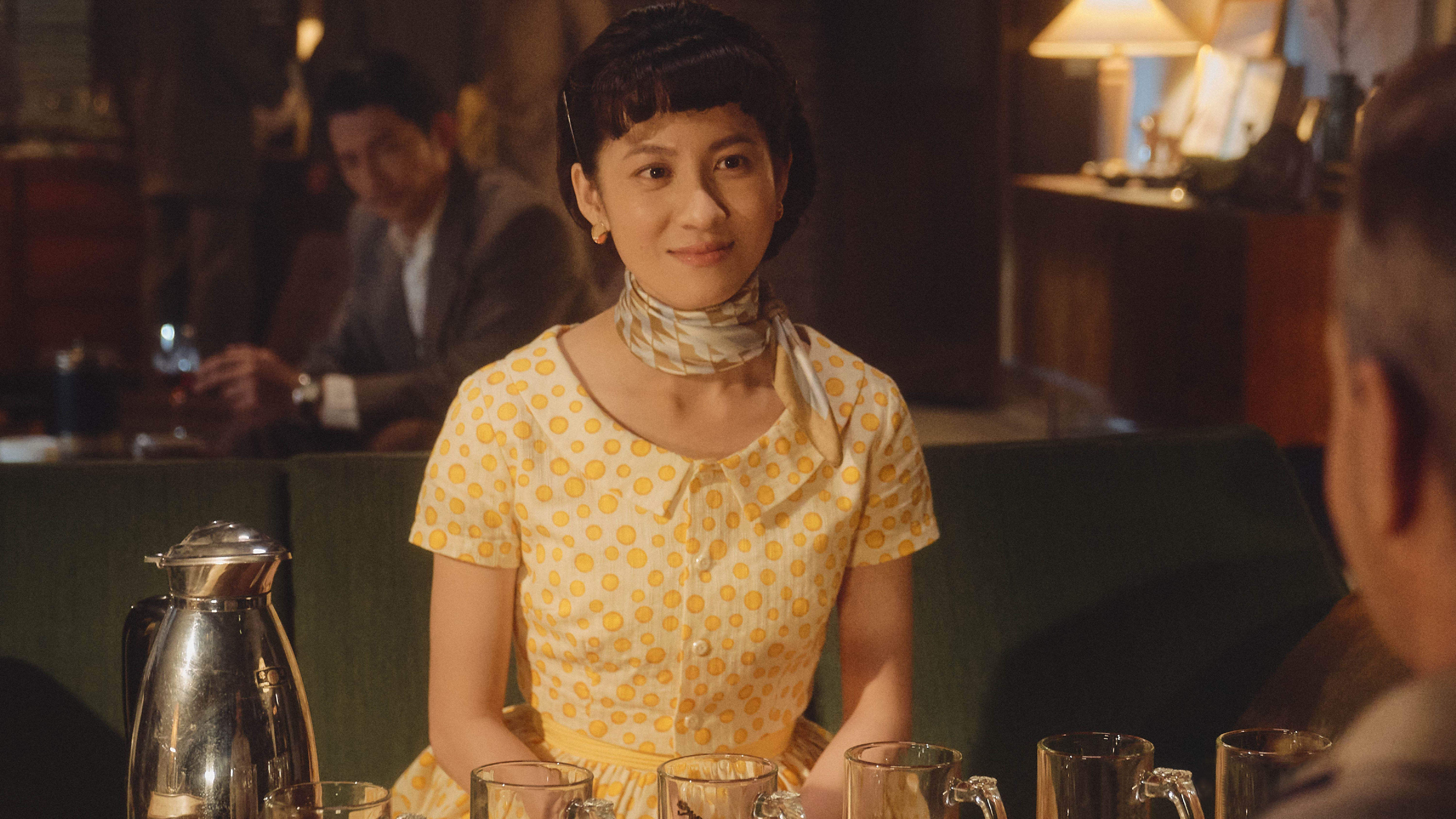 連俞涵在《茶金》飾演茶葉大王的獨生女兒張薏心，為了證明自己的價值，她介入債台高築的家族事業。（公視提供）