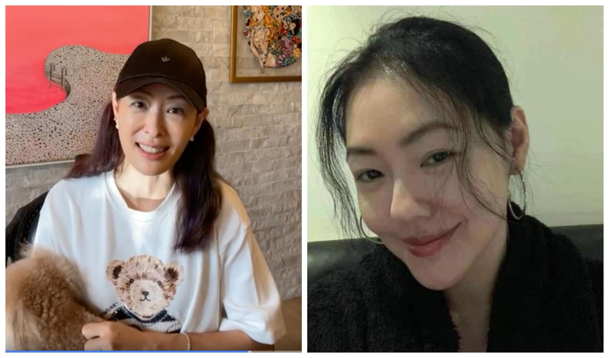 賈永婕(左圖)今開直播分享募資捐「救命神器」心得,中間和小S通話。(翻攝賈永婕臉書、小S臉書)