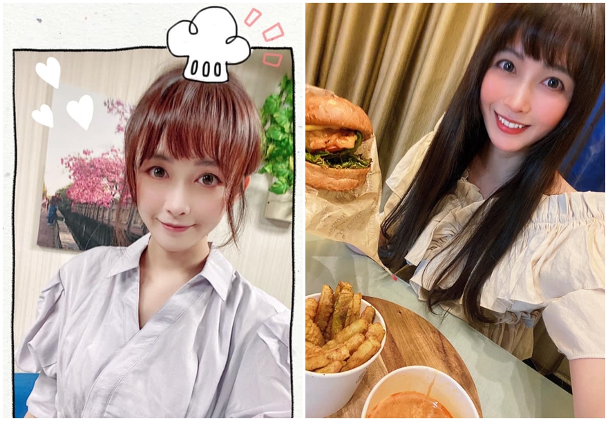 馮媛甄宅在家包了500多顆餛飩，把冰箱冷凍庫塞得滿滿；疫情期間她改介紹外送美食，近日推薦美其林美食TheWang。（翻攝自馮媛甄臉書）