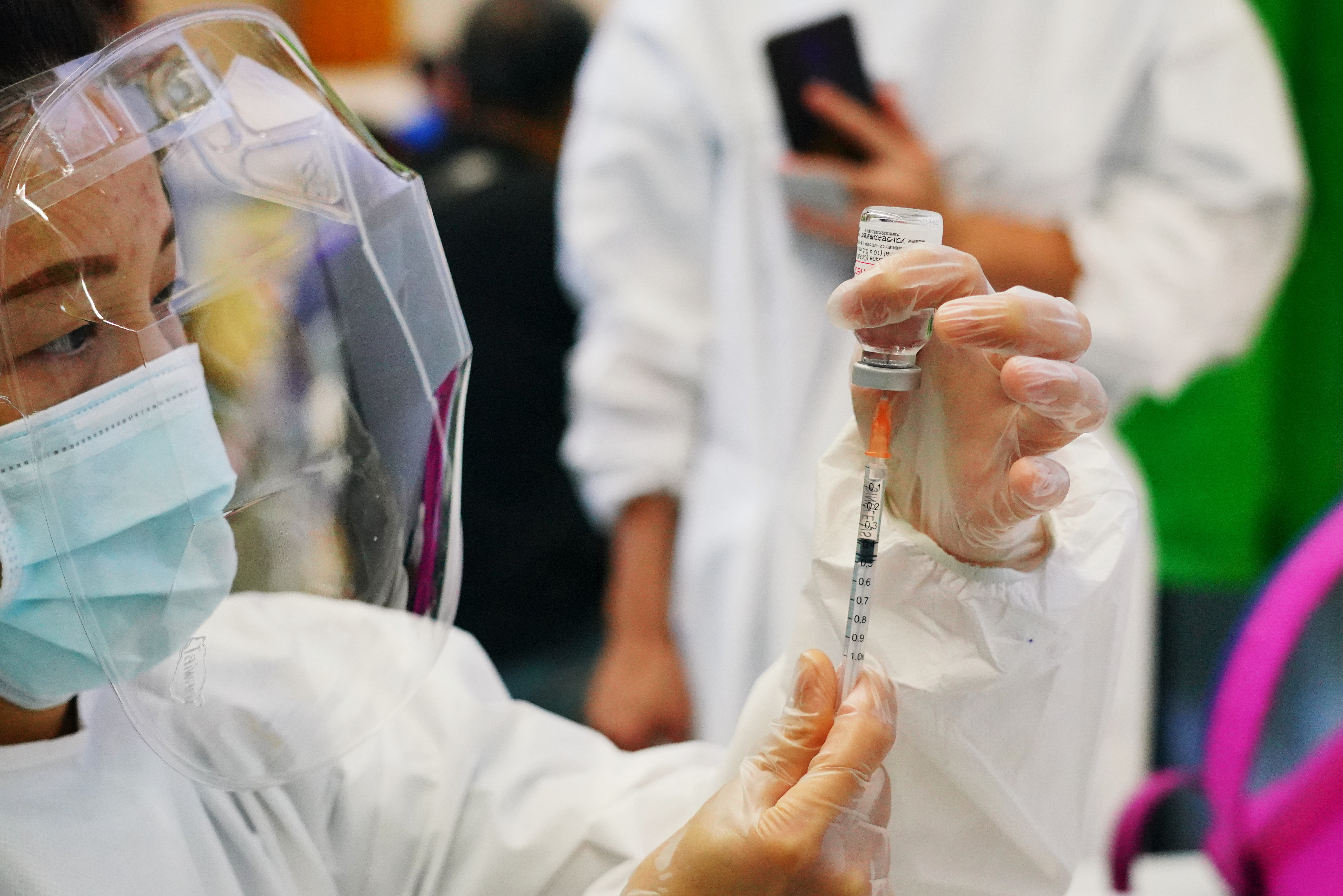 日贈的AZ疫苗15日全台開打，示意圖。（資料照）