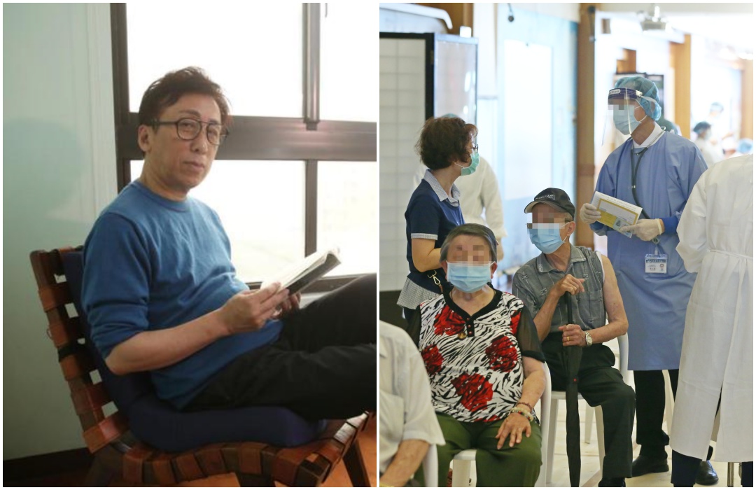 作家苦苓的母親86歲，符合第一批接種AZ疫苗的年齡。（本刊資料照）