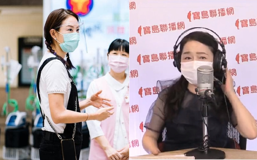 賈永婕捐贈抗疫物資疑似遭到批評，周玉蔻直指假消息。（翻攝自賈永婕的跑跳人生／周玉蔻臉書）