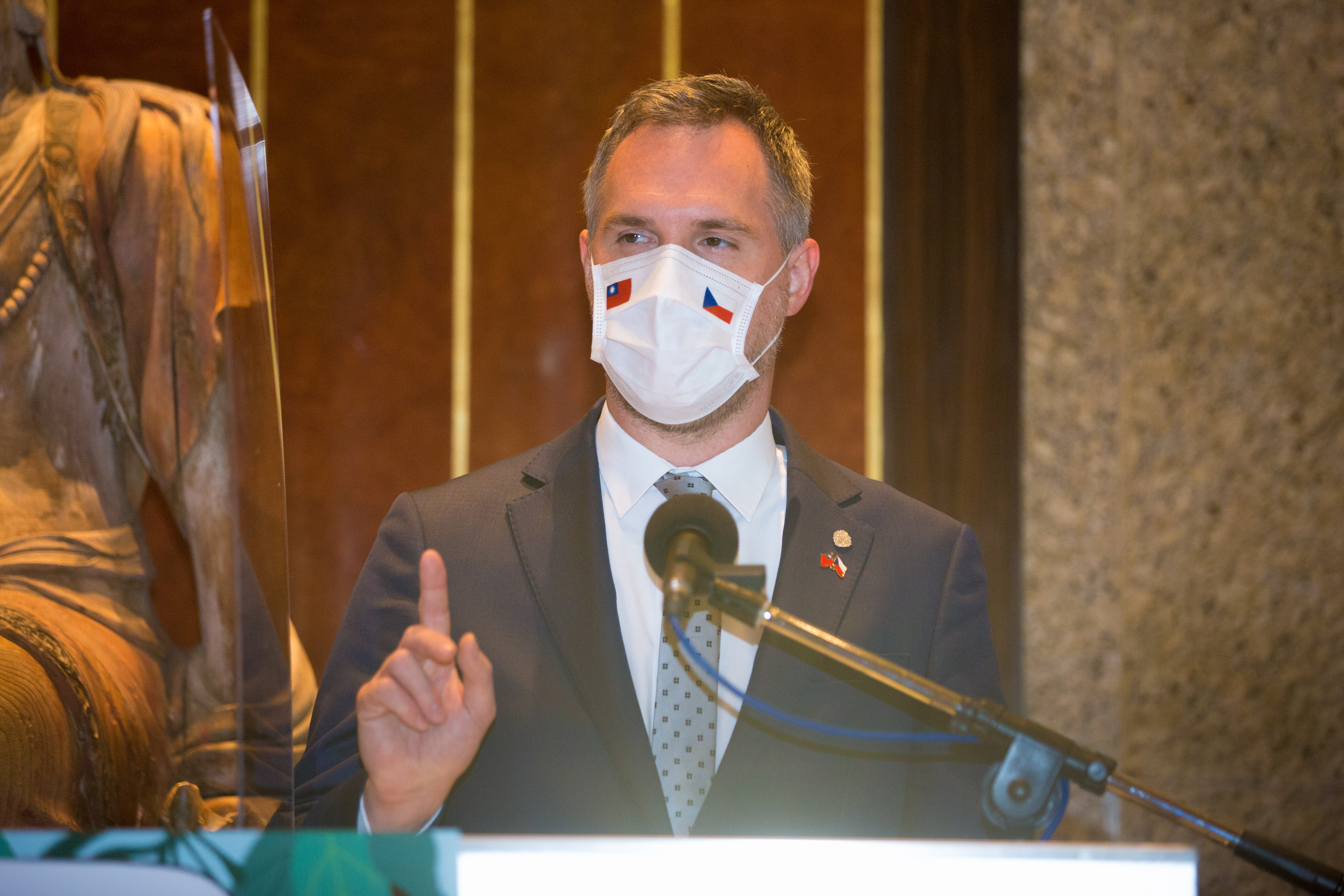 去年曾訪台的布拉格市長賀瑞普，呼籲捷克政府助台灣取得疫苗。（本刊資料照）