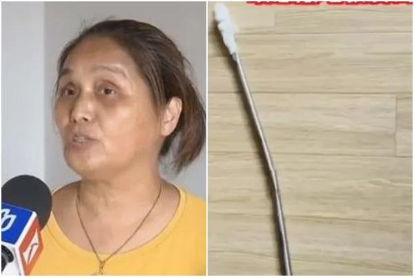 15樓的住戶李女士每晚都被噪音吵得不能睡，原來是16樓張婆婆持鐵棒「手動震樓」。（翻攝自看看新聞）