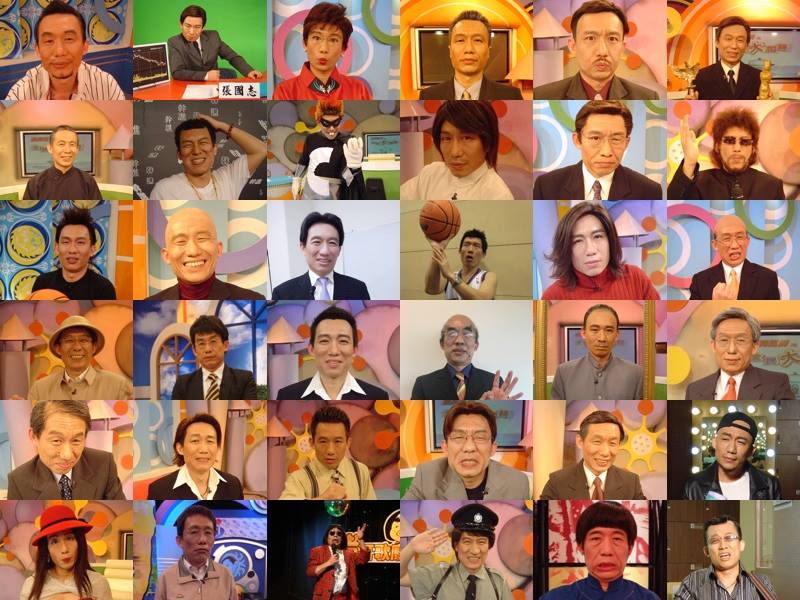 郭子乾以擅長模仿聞名,知名角色有余添(余天)、郭掏(李濤)、郭台名(郭台銘)、柯紋哲(柯文哲)、韓國魚(韓國瑜)。(翻攝自郭子乾臉書)