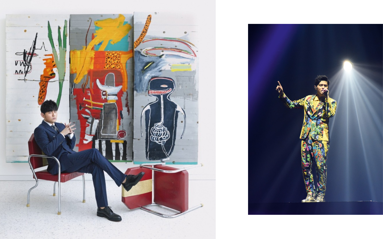 周杰倫擔任拍賣會客席策展人，並義賣「地表最強」演唱會舞台服裝。（蘇富比、杰威爾提供）