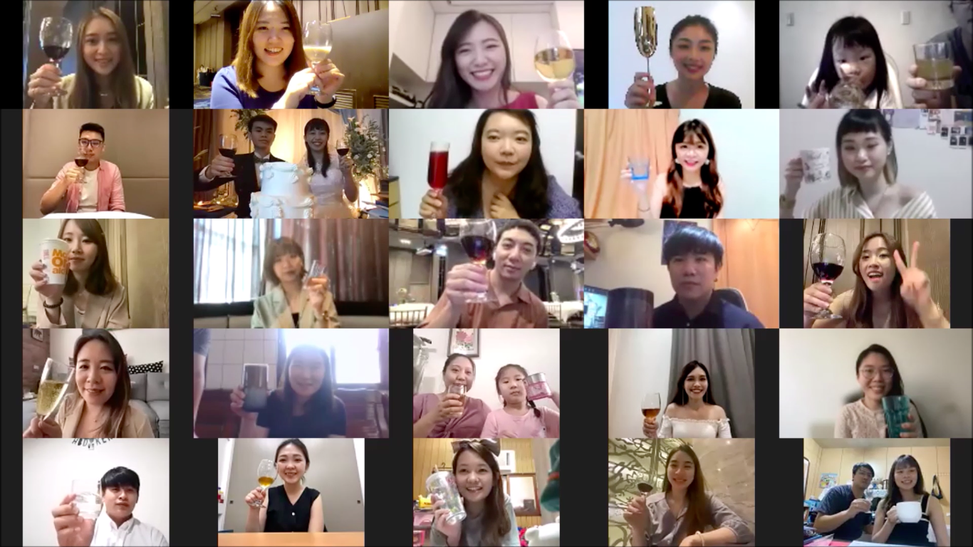 君品酒店首創推出線上宴會，主攻疫情下婚宴或宴會需求族群。 （業者提供）