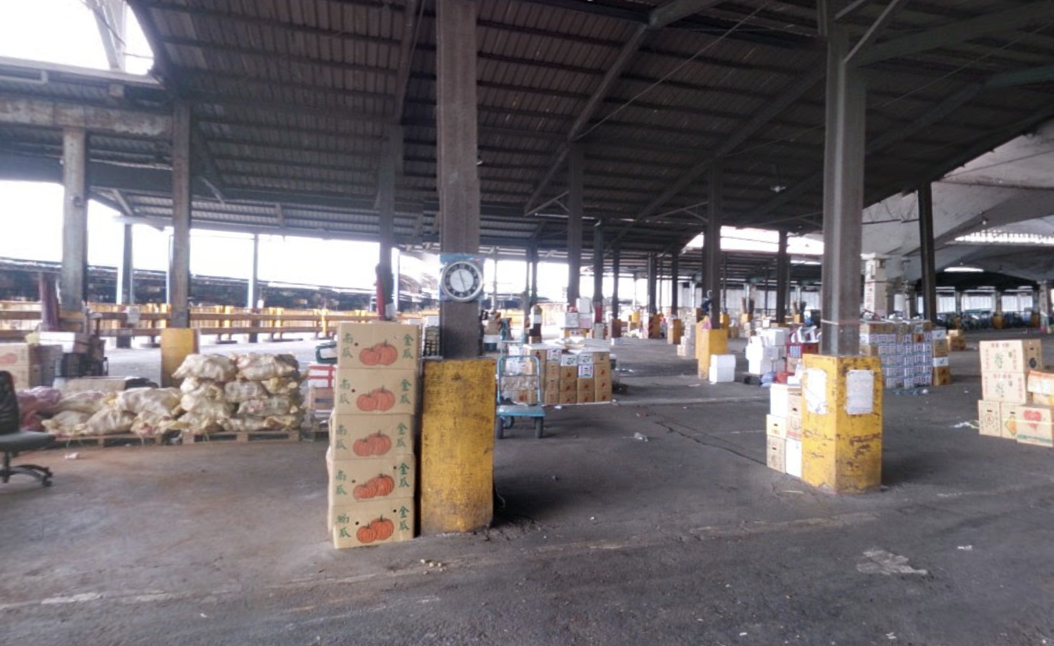 台北農產公司近日傳出群聚感染。（翻攝Google Map）