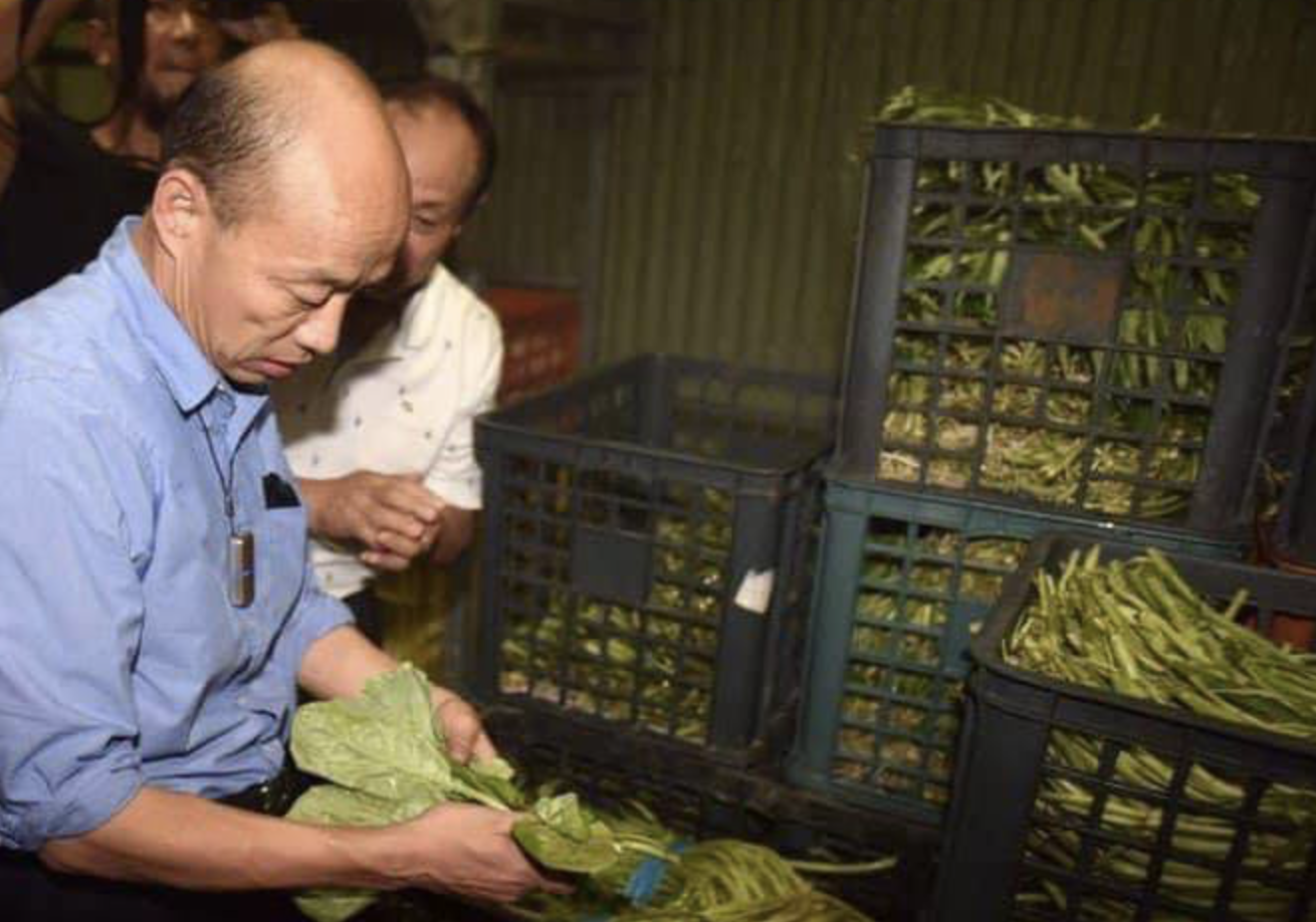 台北農產公司爆群聚感染，曾任北農總經理的前高雄市長韓國瑜則在臉書表示憂心不捨。（翻攝韓國瑜臉書）