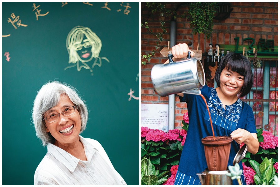 楊寶熙（左）與劉蘊灡（右）和近年許多移民來台的港人不太一樣。她們都被台灣的食農教育，人與土地、生態的連結所吸引。