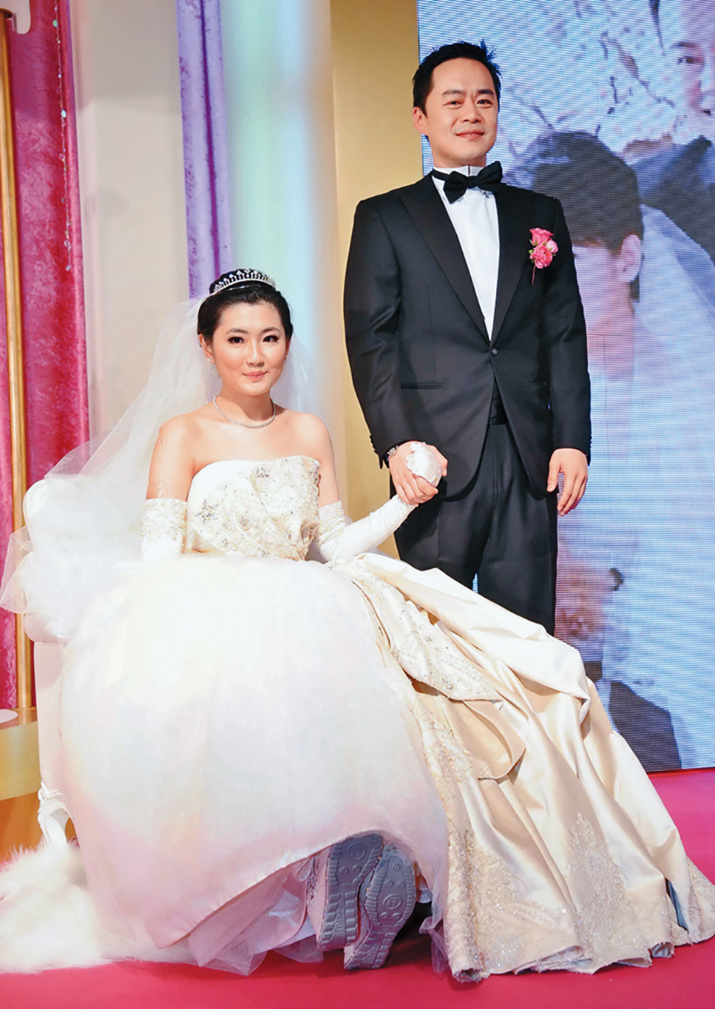 張承中與Selina有過一段婚姻，他一直覺得被當「后的男人」壓力太大，後來夫妻雖離婚，工作仍有交集。（華研提供）