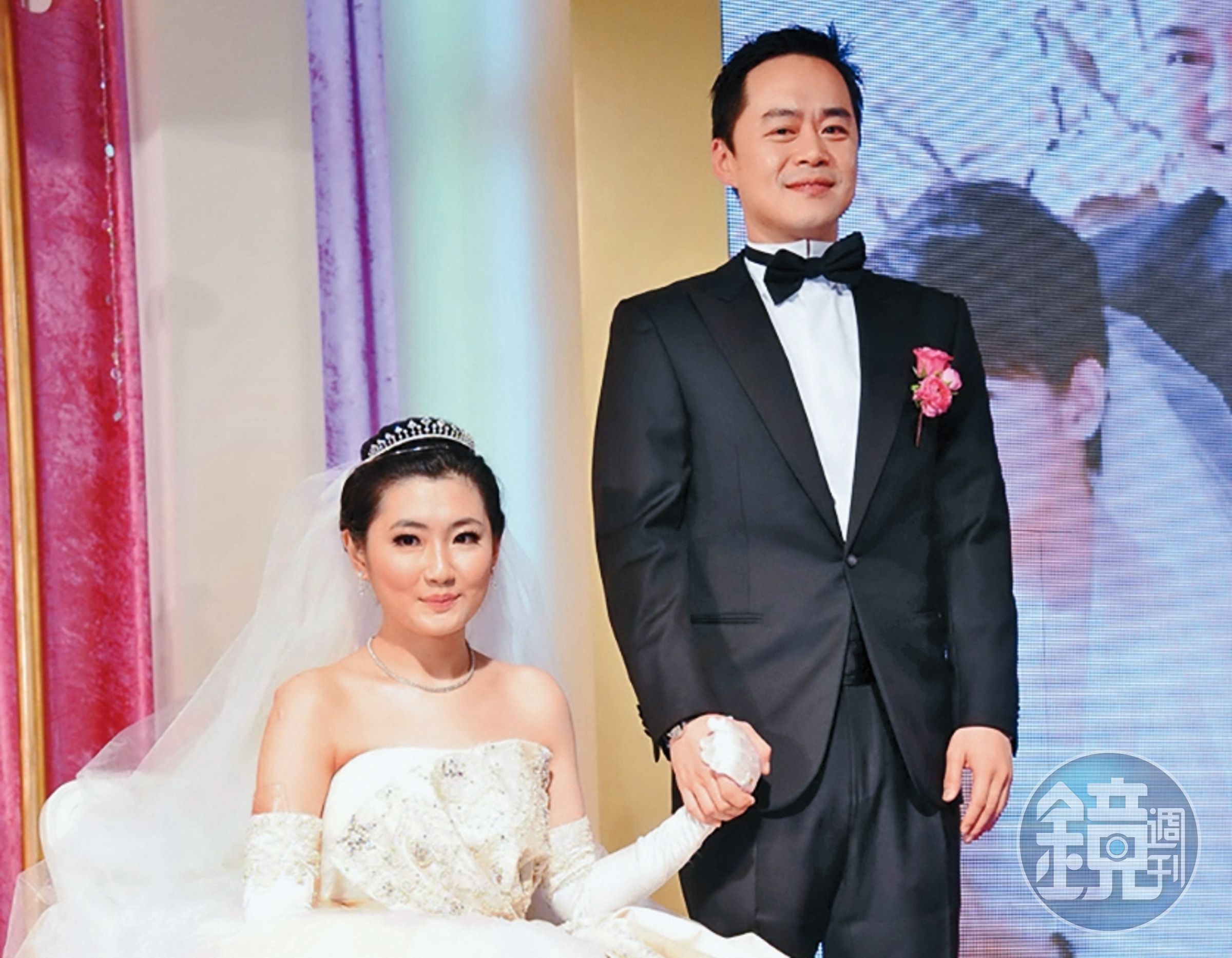 張承中（右）與Selina（左）有過一段婚姻，他一直覺得被當「后的男人」壓力太大，後來夫妻雖離婚，工作仍有交集。（華研提供）