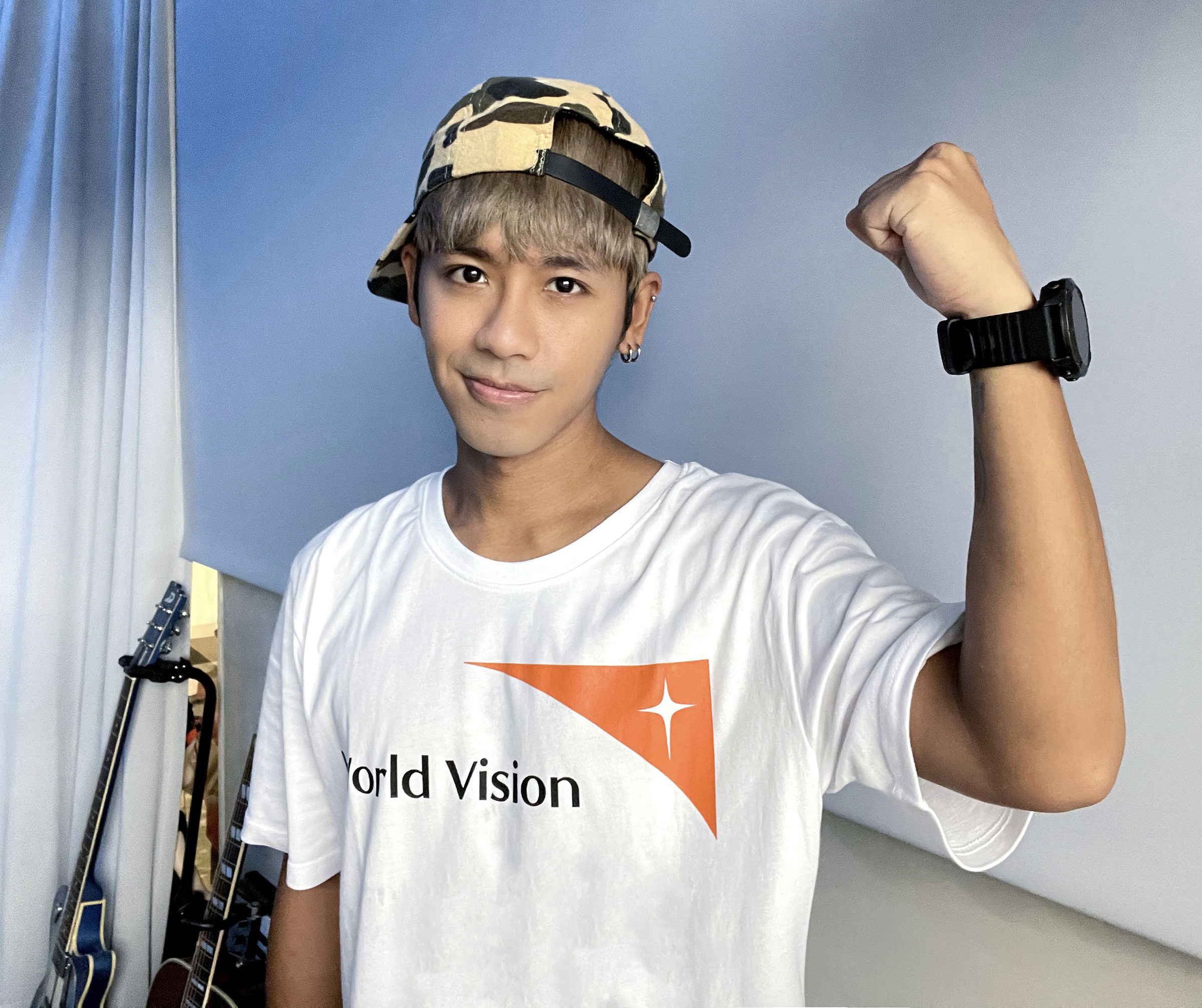 鼓鼓成為今年世界展望會代言人。（世界展望會提供）