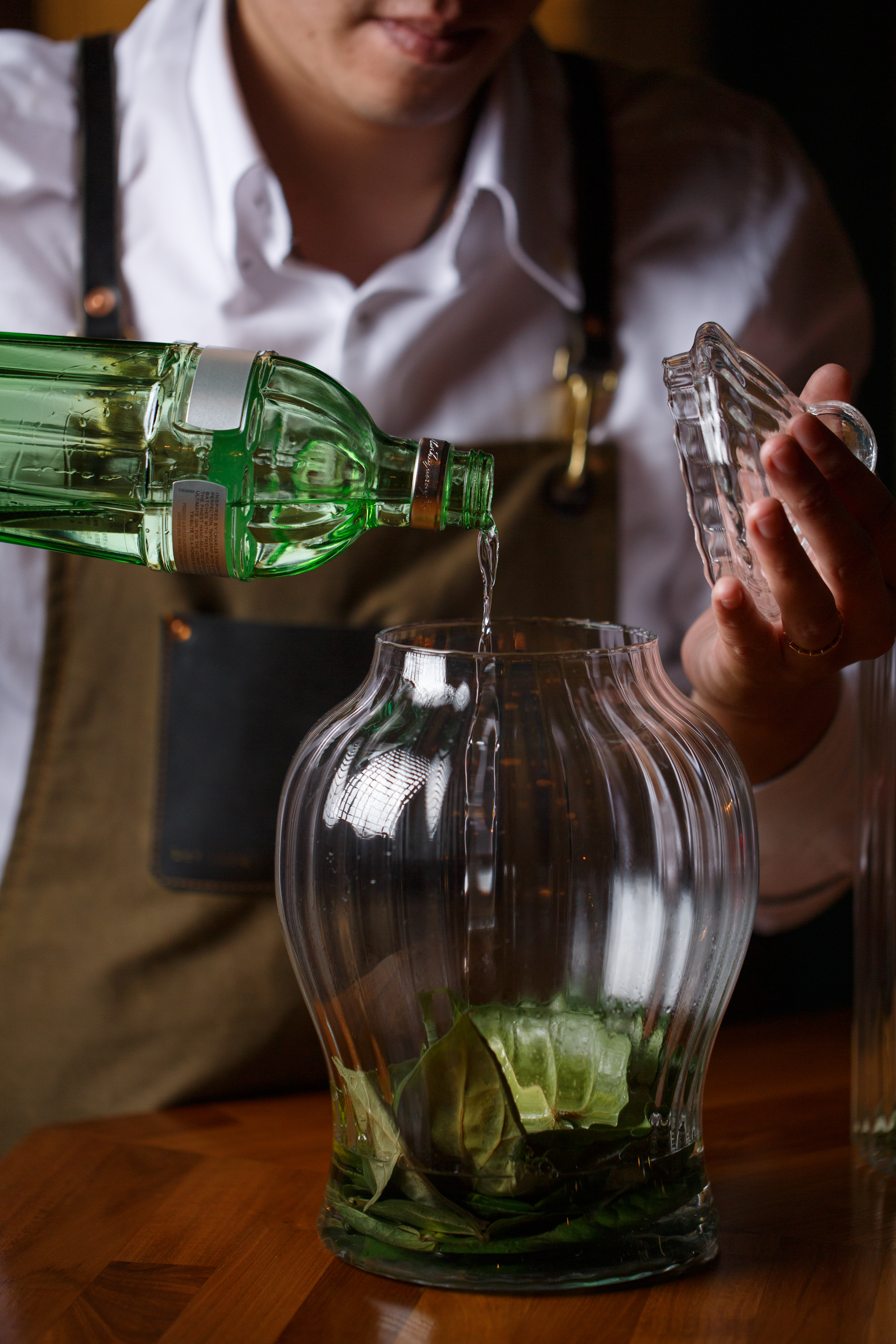 BAR INFU的店內調飲都是利用浸漬酒鋪陳香氣，但為了合法銷售，這波防疫調飲包皆採用無酒精的風味糖漿。（葉琳喬攝）