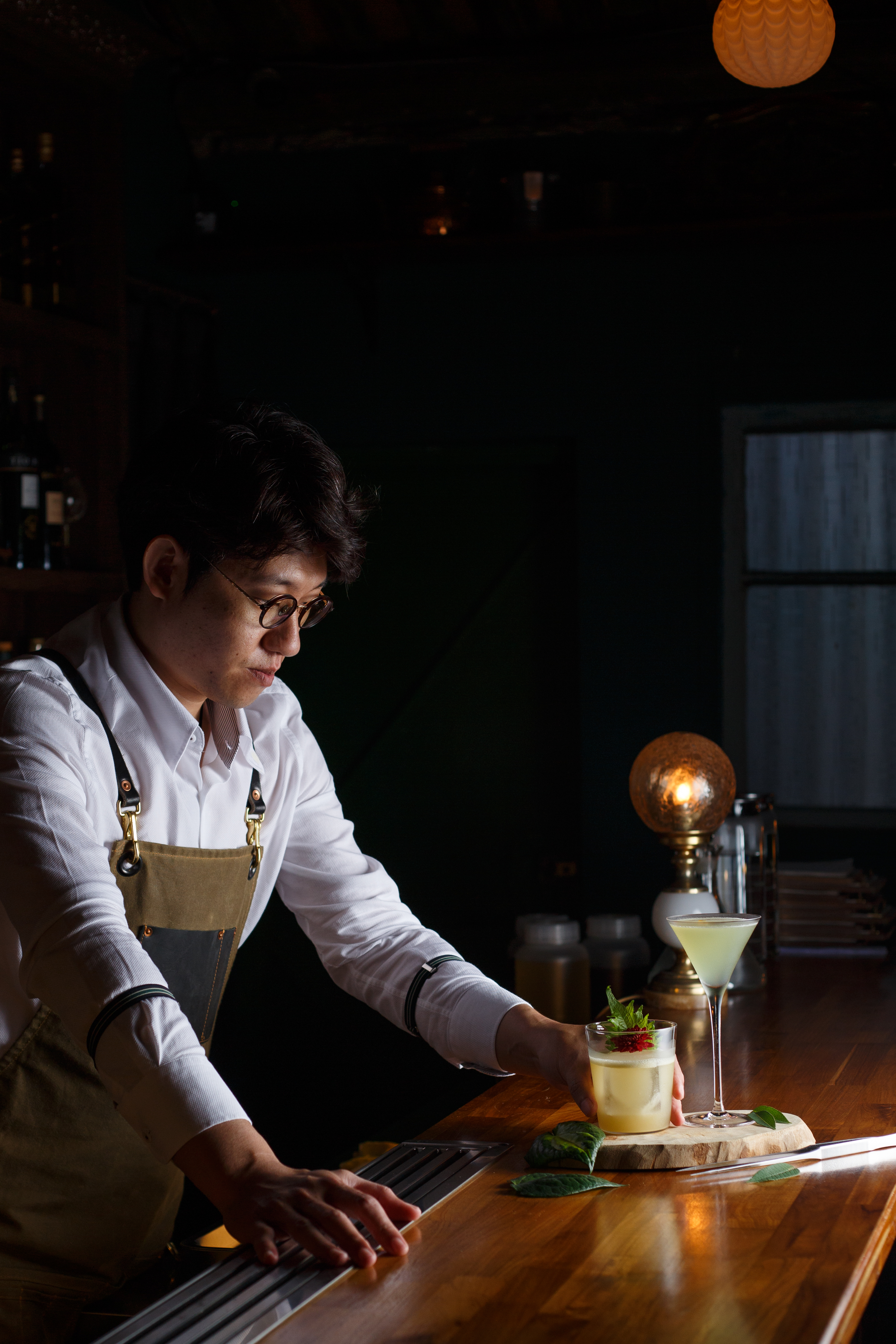 「BAR INFU」是台南人氣酒吧，主人林裕澄（Benjamin）專注於用調酒演繹台灣風味。（葉琳喬攝）