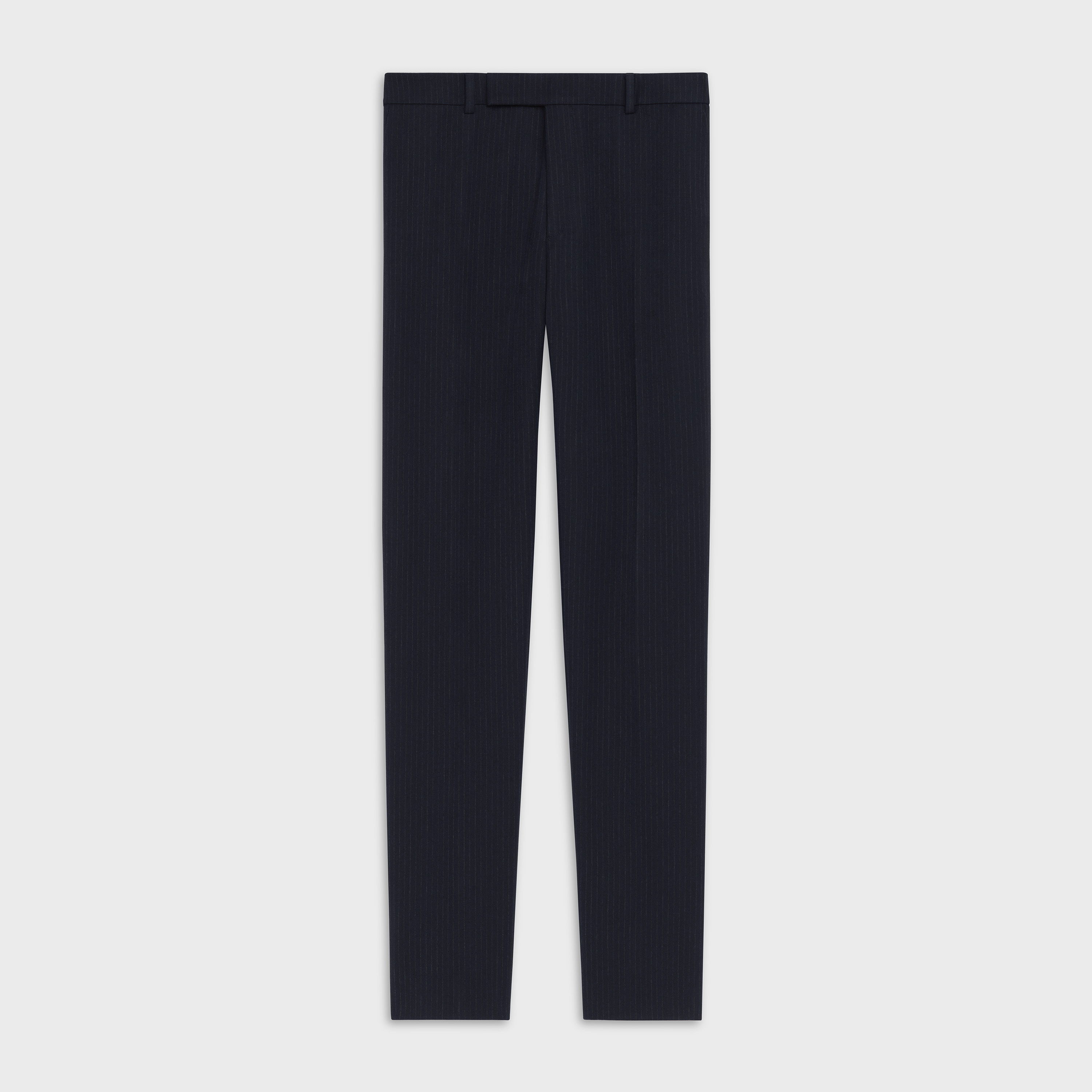 直條紋西裝褲；NT$36,000。（CELINE提供）
