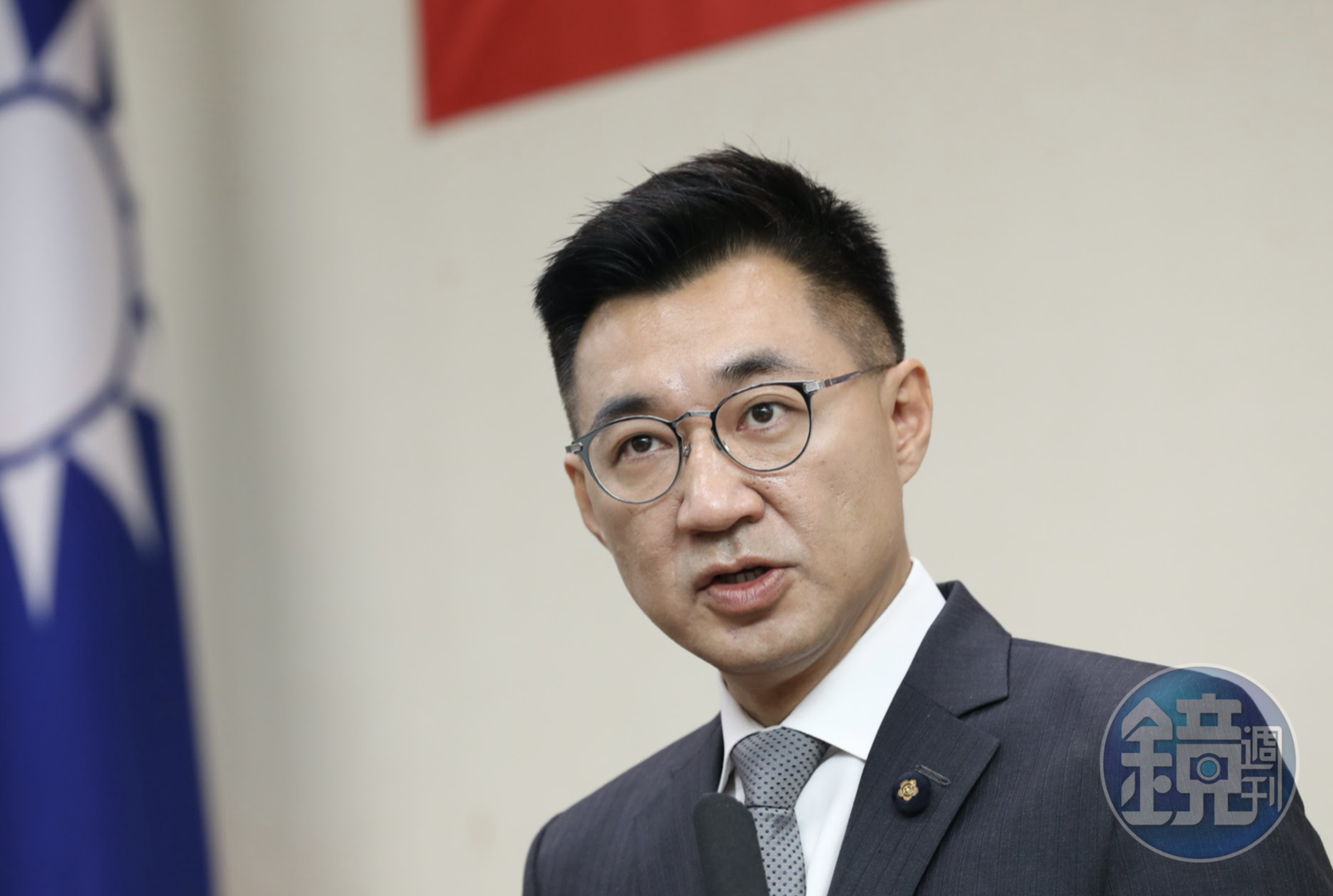 國民黨主席江啟臣表示,國民黨的立場很清楚,就是要求政府開大門納善意。(資料照)
