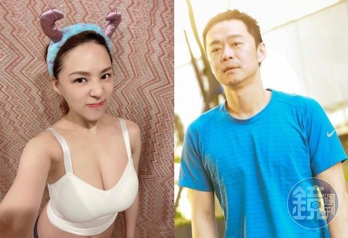 熊熊目前只把張承中當工作合作對象,說自己目前單身。(翻攝熊熊臉書、本刊資料照)