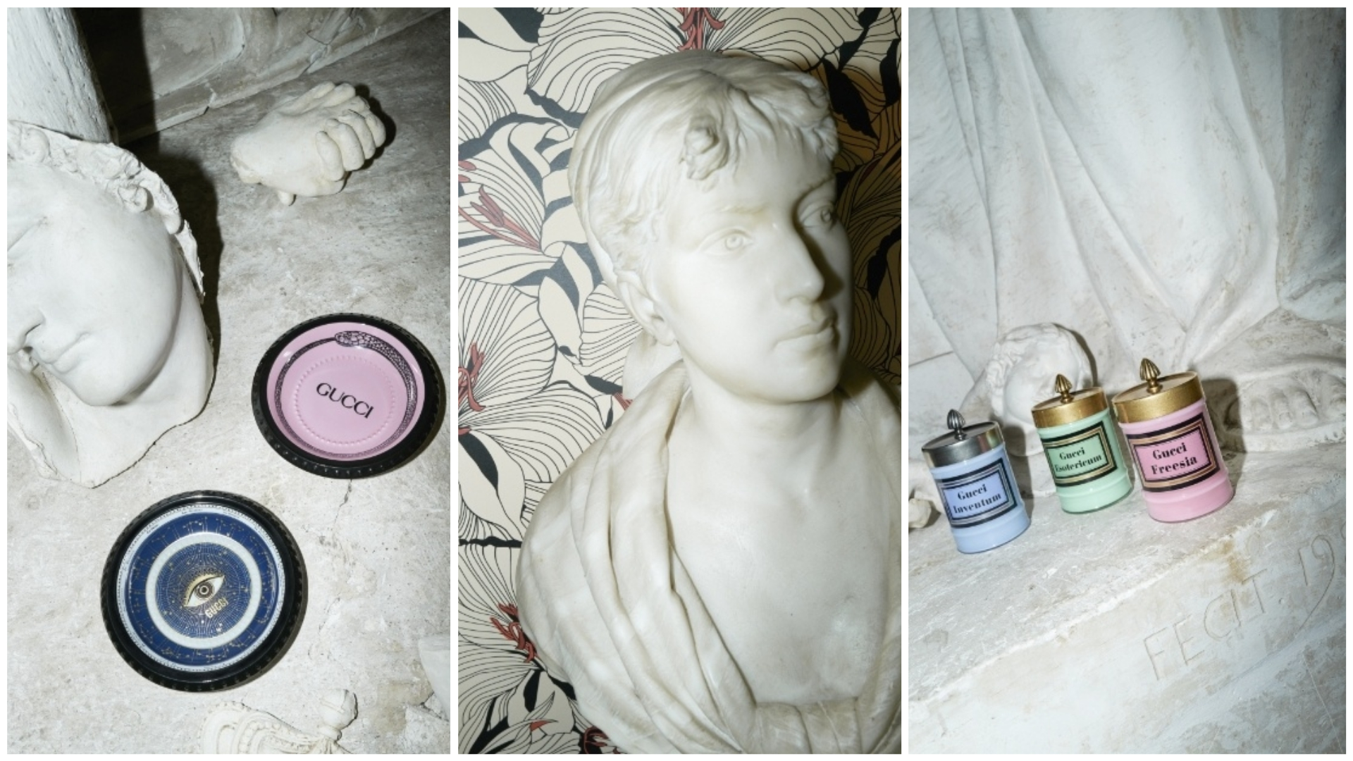 Gucci推出新的Gucci Décor家飾系列，每件商品都像藝術品般，除了實用性，更有蒐藏價值。（Gucci提供）