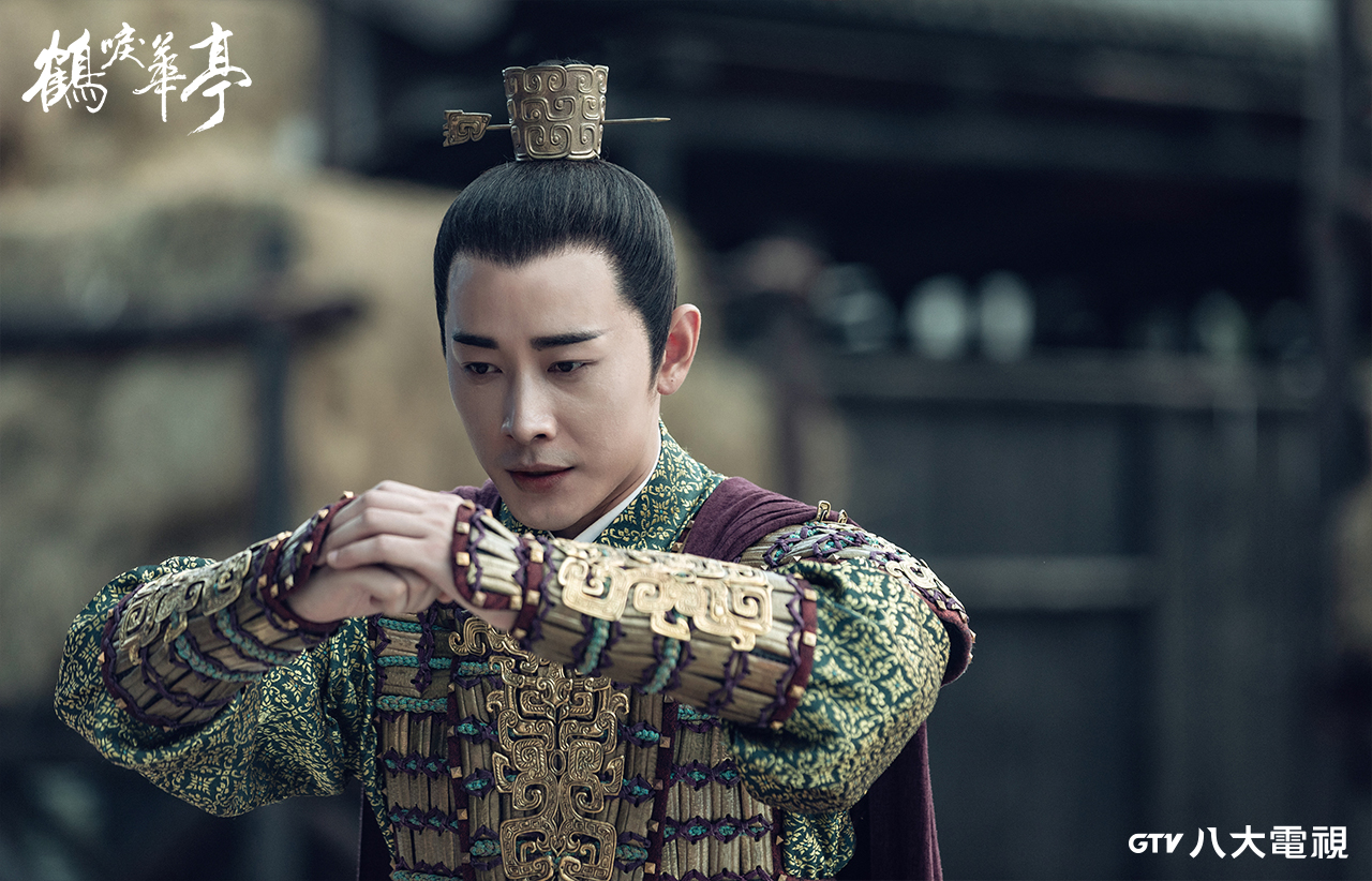 羅晉演出古裝劇，費盡心思。（ 八大提供 ）