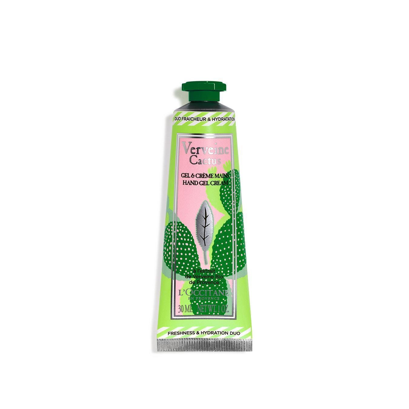 仙人掌馬鞭草玩色沁涼護手乳/30ml NT$400 L’OCCITANE。（L’OCCITANE提供）