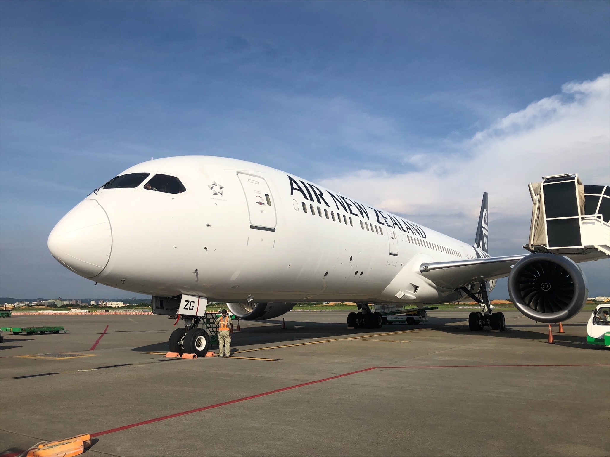 紐西蘭航空已於6月13日恢復每週兩班貨運服務,並從8月起復飛每月1班台北—奧克蘭客運航班。(紐西蘭航空提供)