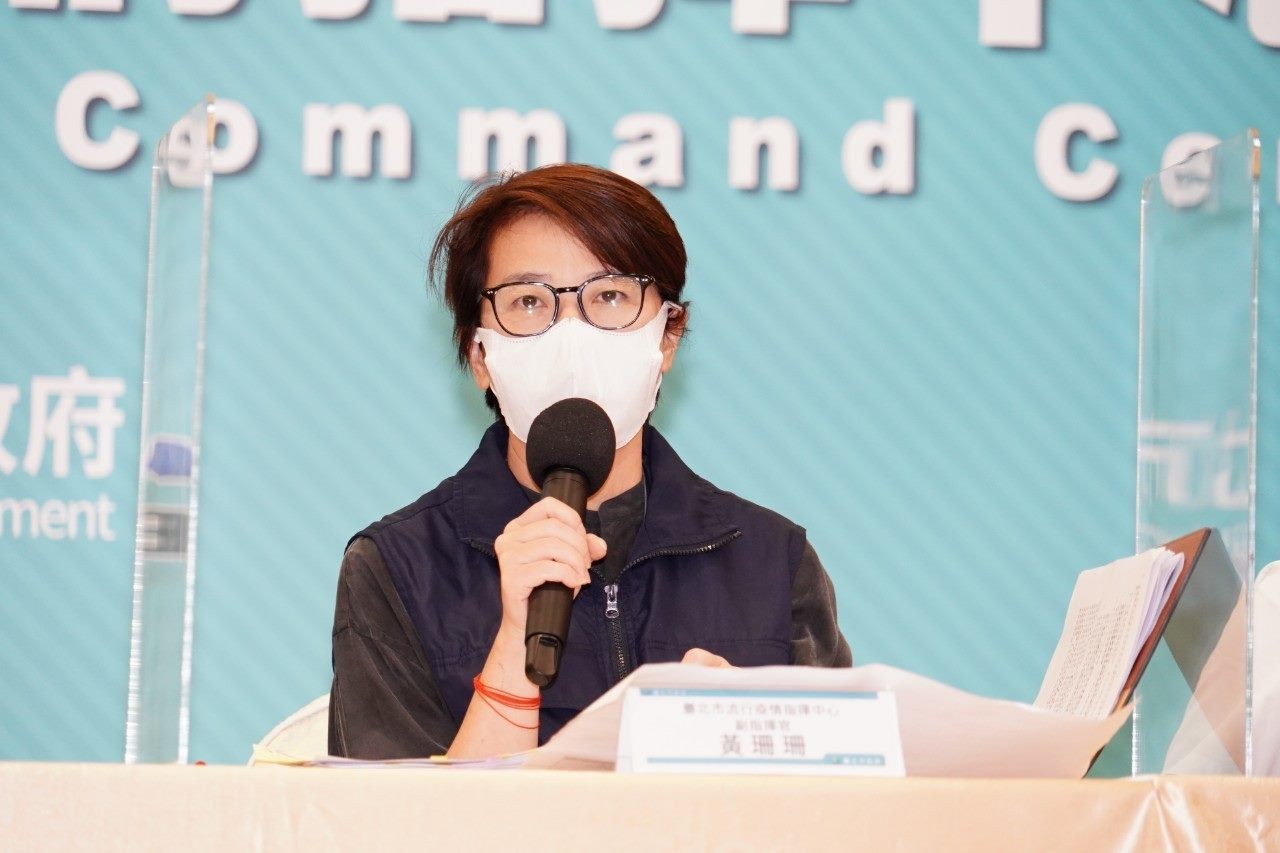 黃珊珊指出，連戰、連方瑀還有其他8位接種疫苗的人員均不符合保健志工資格。（台北市政府提供）