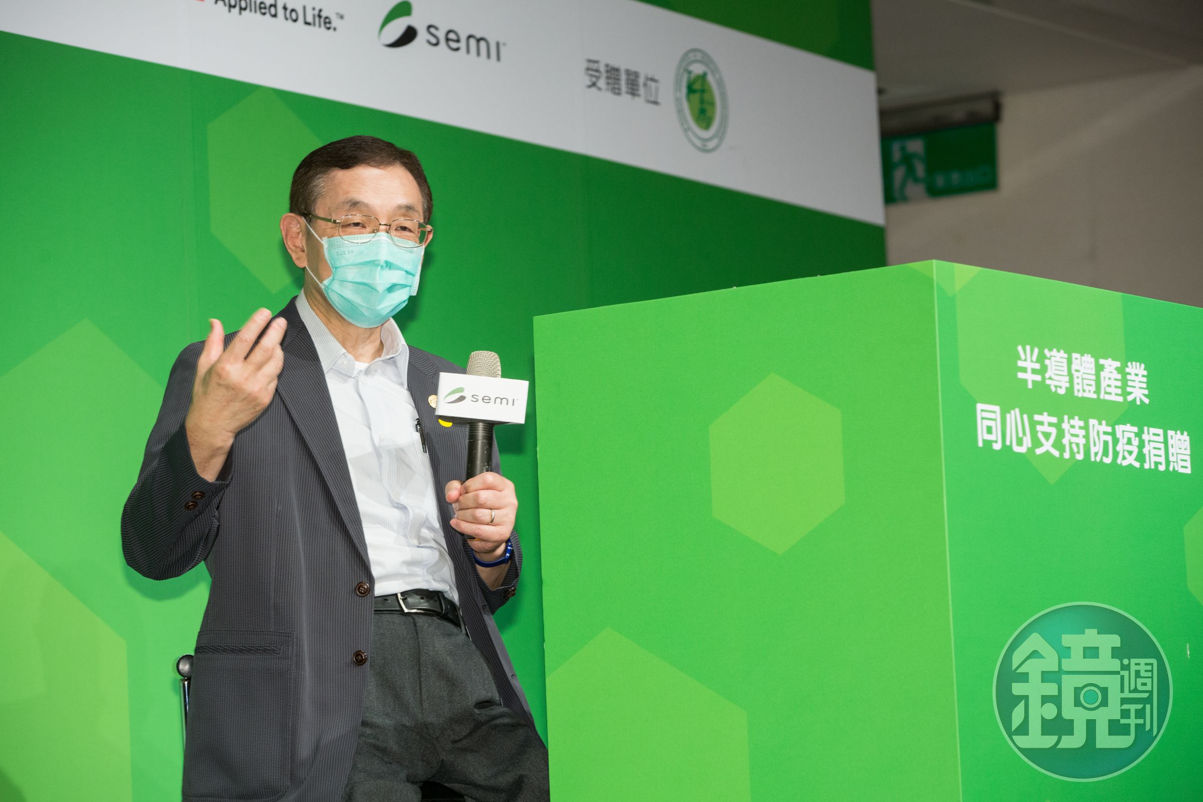 旺宏6吋晶圓出售案傳出廠房、設備分別開標，企圖掩飾設備運往中國的事實。圖為旺宏總經理盧志遠。（本刊資料照）