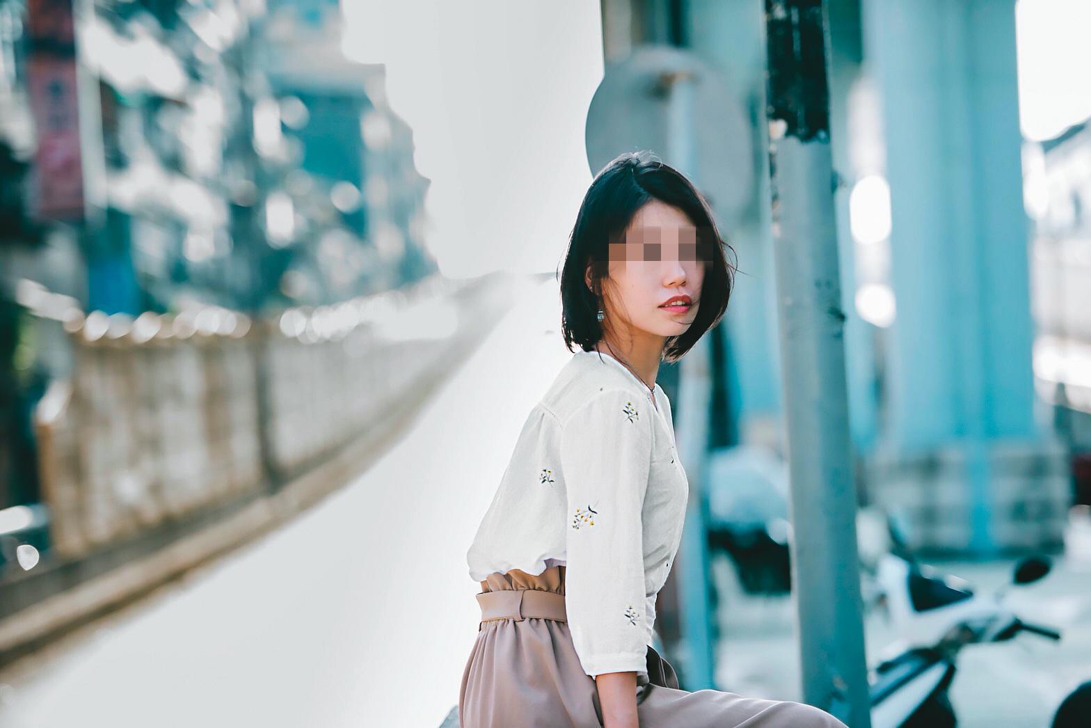 小魚的外拍照。（小魚家人提供）