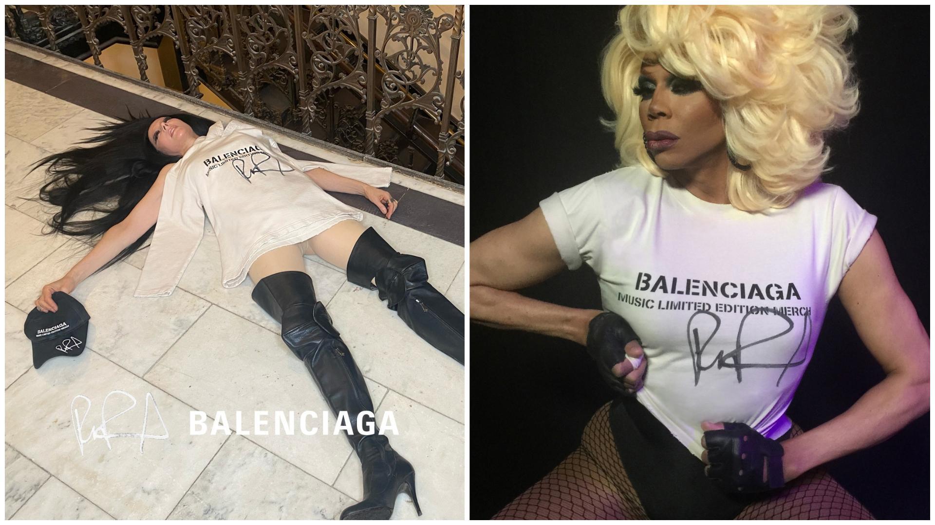 Balenciaga與Apple Music 合作第四波 – RU PAUL MERCH（魯保羅系列）正式上市，台灣將於微風信義獨家推出。（Balenciaga提供）