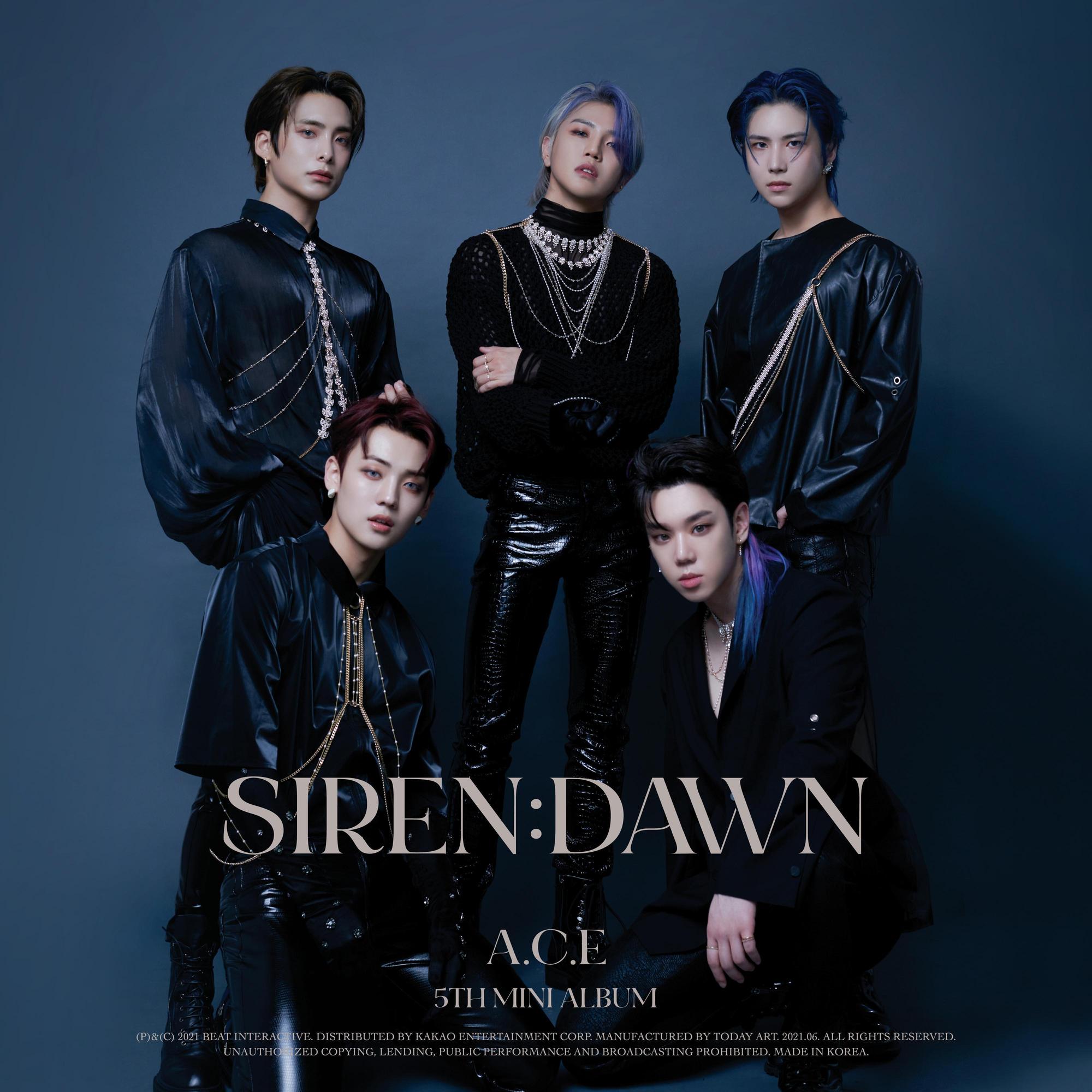 「A.C.E」新專輯《SIREN:DAWN》以人魚之愛為主題，造型風格更加成熟。（BEAT INTERACTIVE、SWING娛樂提供）