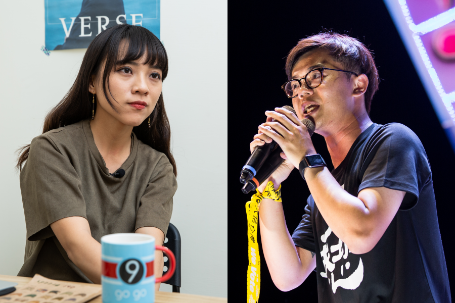 對於張顯耀也被爆早就接種AZ疫苗，高雄市議員黃捷（左）和台灣基進新聞部主任張博洋（右）都怒批其雙面。（本刊資料照）