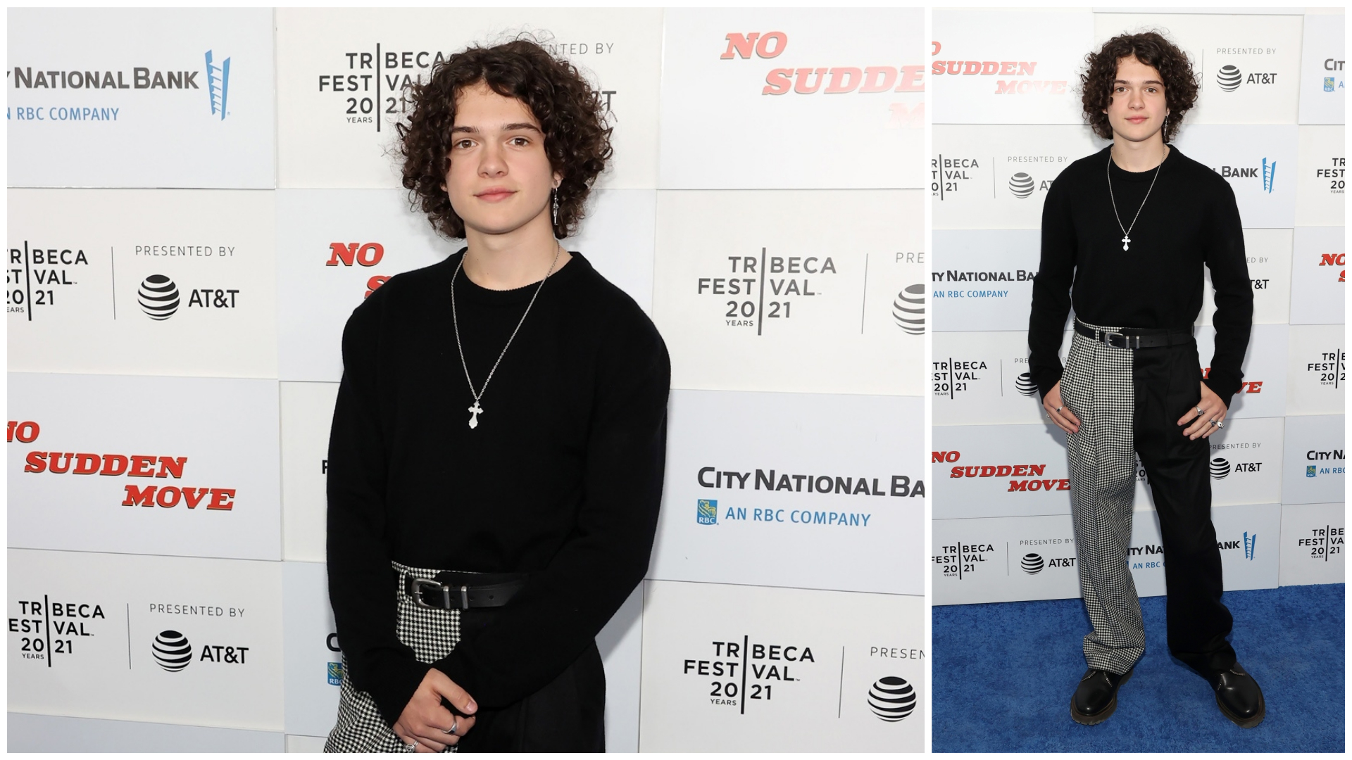 英國影集《夜班經理》裡與抖森有多場對手戲的童星Noah Jupe，今年已經16歲成為一個俊俏的美少年。（CELINE提供）