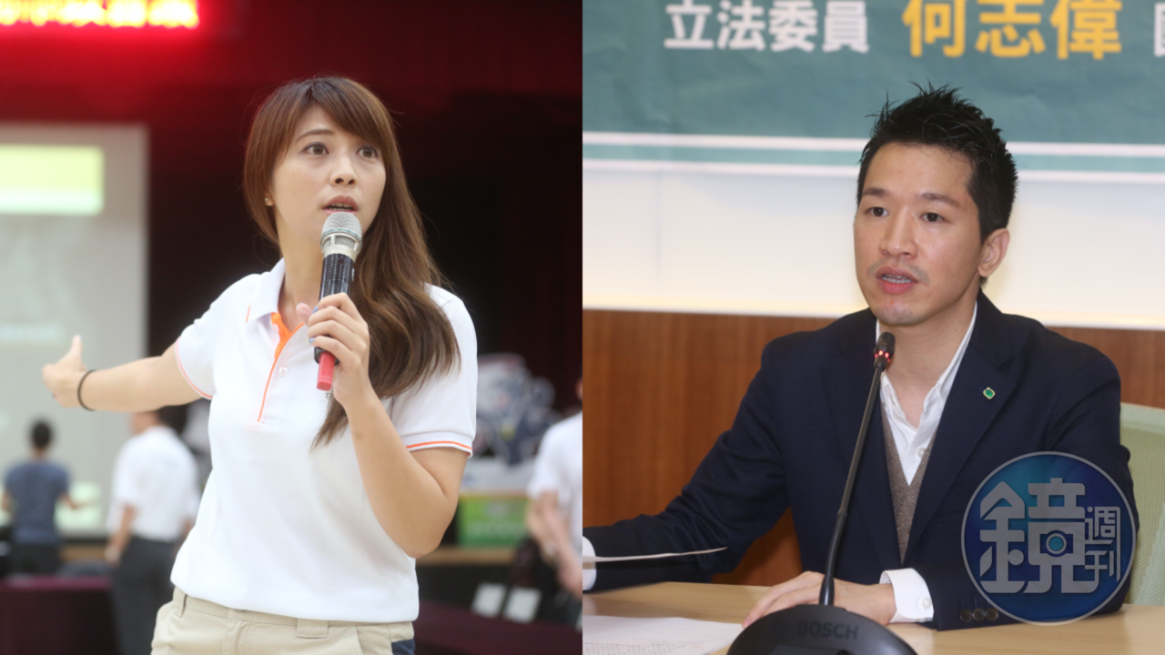 陳思宇(左)認為何志偉(右)的道歉沒誠意。(本刊資料照)