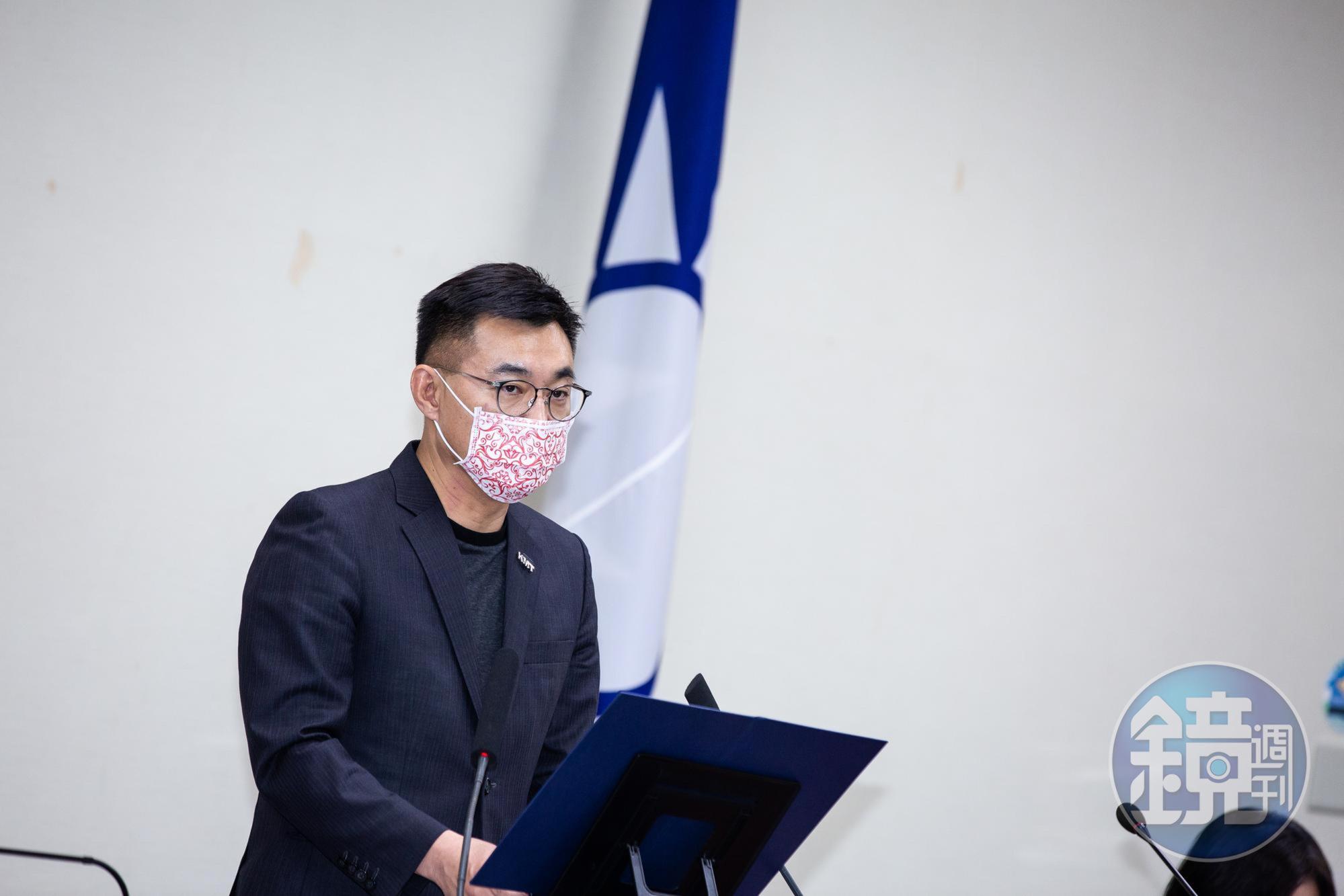 國民黨主席江啟臣向執政黨喊話「台灣需要疫苗」,應透過各種方法及管道積極爭取。(本刊資料照)