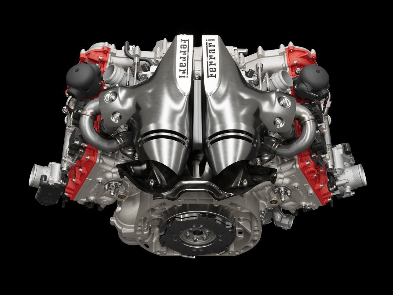 全新Ferrari法拉利V6混合動力系統帶來高達830cv的動力輸出。
