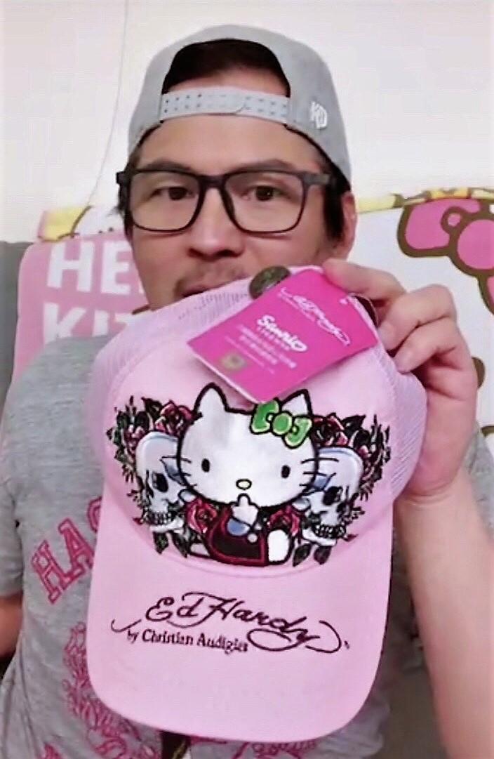 馬國賢對各項Hello Kitty商品的可愛難以抗拒都想擁有。（艾迪昇傳播提供）