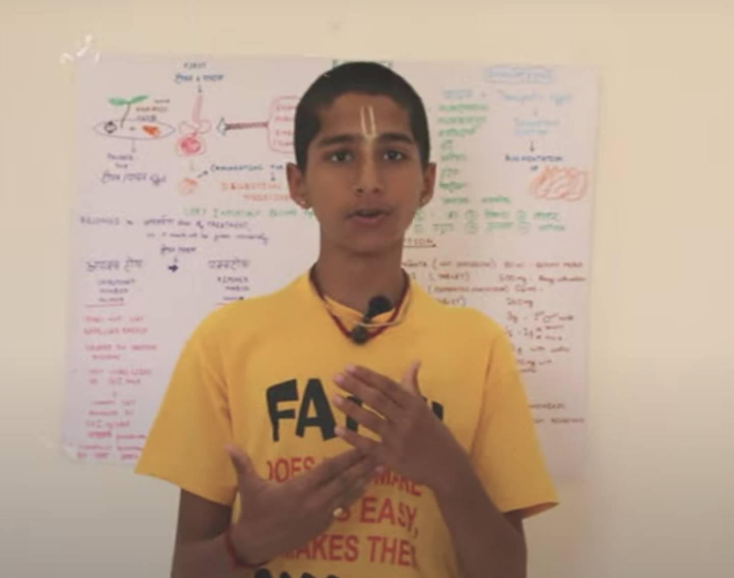 印度神童阿南德因為預言屢次成真，有大批追隨者。（翻攝自 Conscience YouTube）