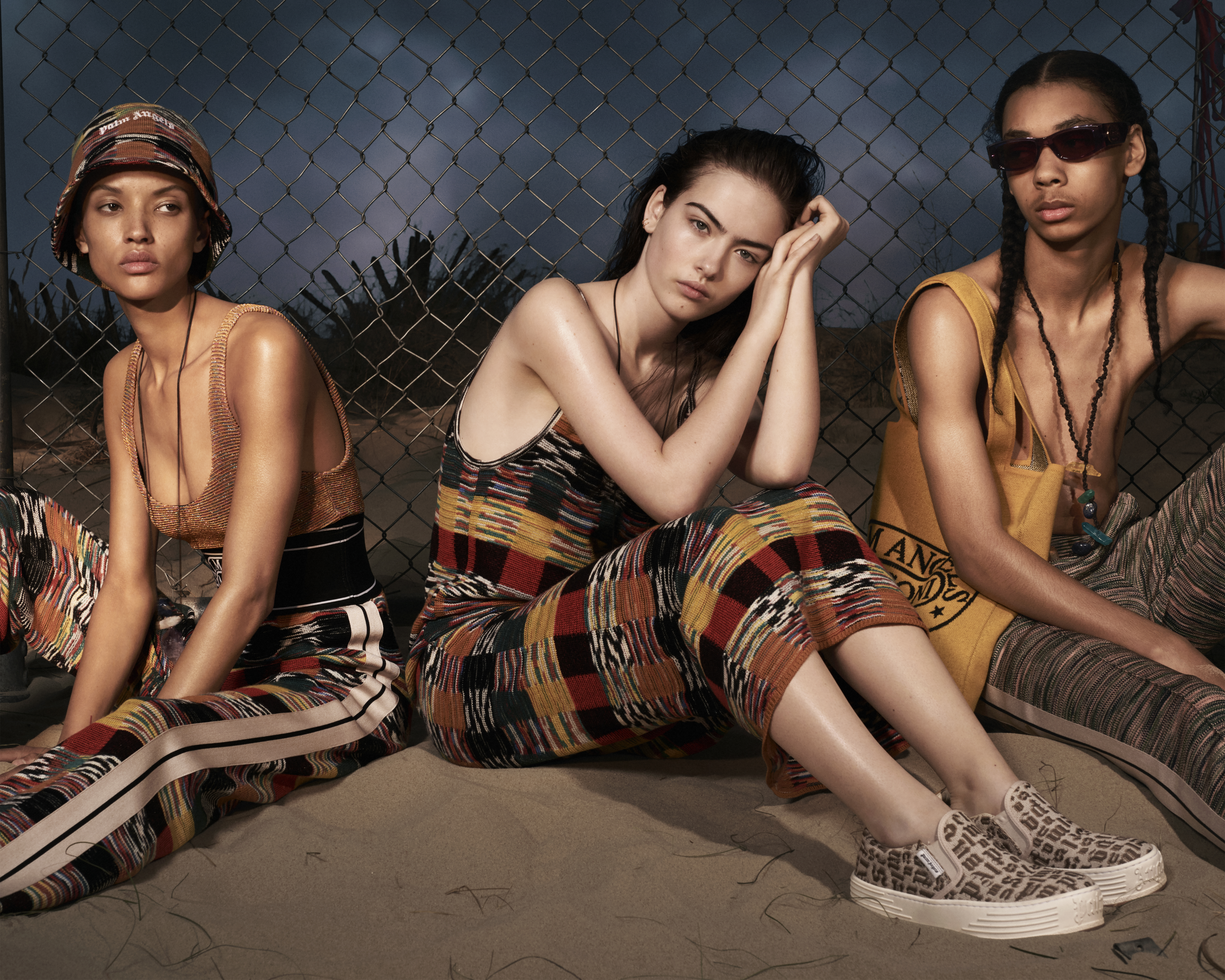 Missoni本季與同樣身為義大利Palm Angels推出聯名商品，不過有趣的是洋溢義大利風格的Missoni與充滿加州風情的Palm Angels，究竟會擦出什麼火花呢？（Missoni提供）