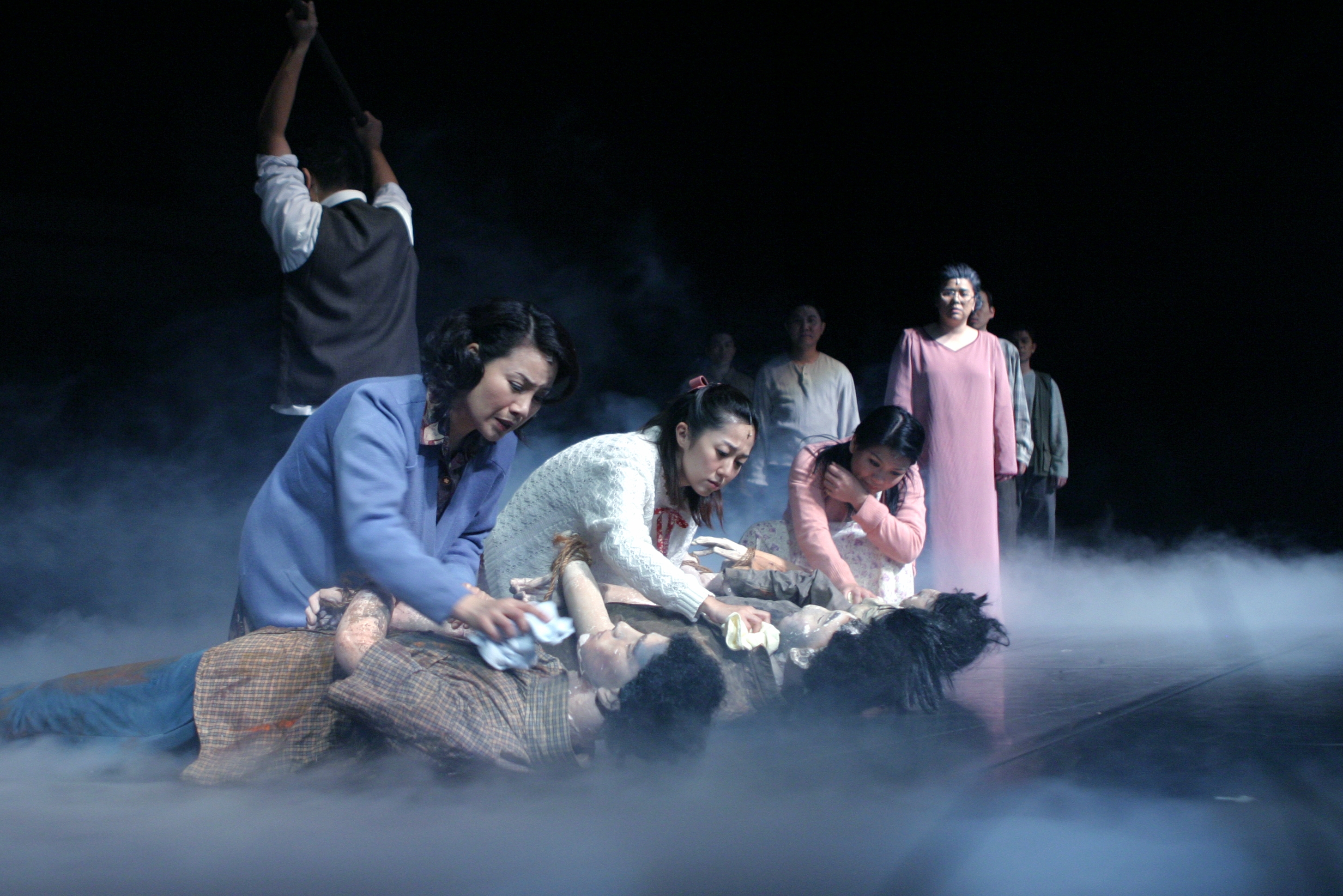 綠光劇團線上直播《人間條件》系列，吸引280萬人觀賞。（綠光劇團提供）