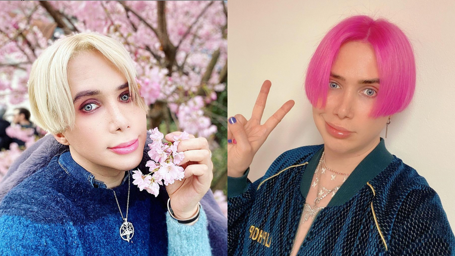 為了追求智旻的臉蛋,奧利倫敦過去8年間共動刀18次。(翻攝自Oli London IG)