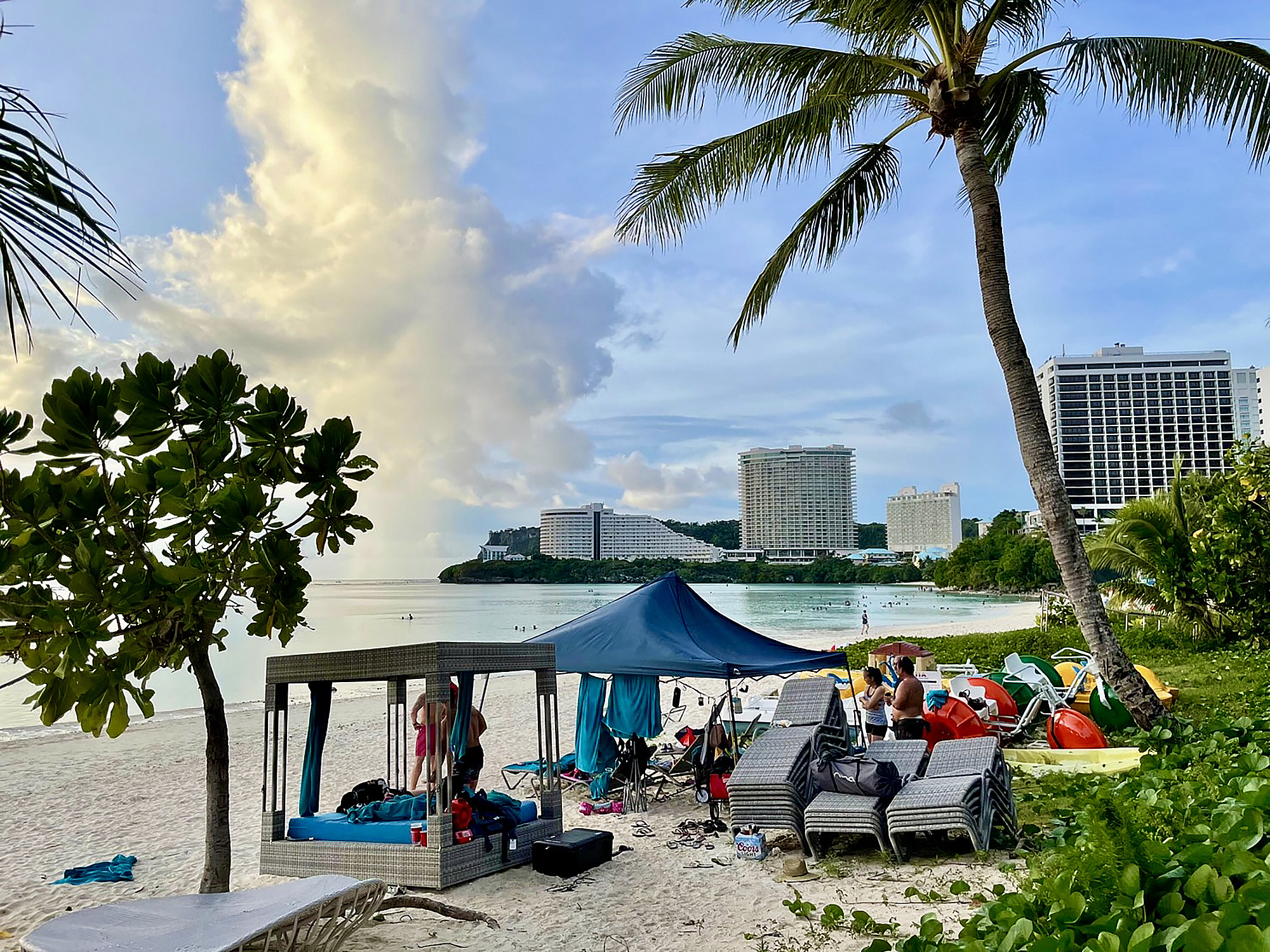 關島6月30日宣布，從7月4日起，只要提供陰性證明，外國旅客入境免隔離，提高不少旅客前往關島的意願。（雄獅旅遊提供）