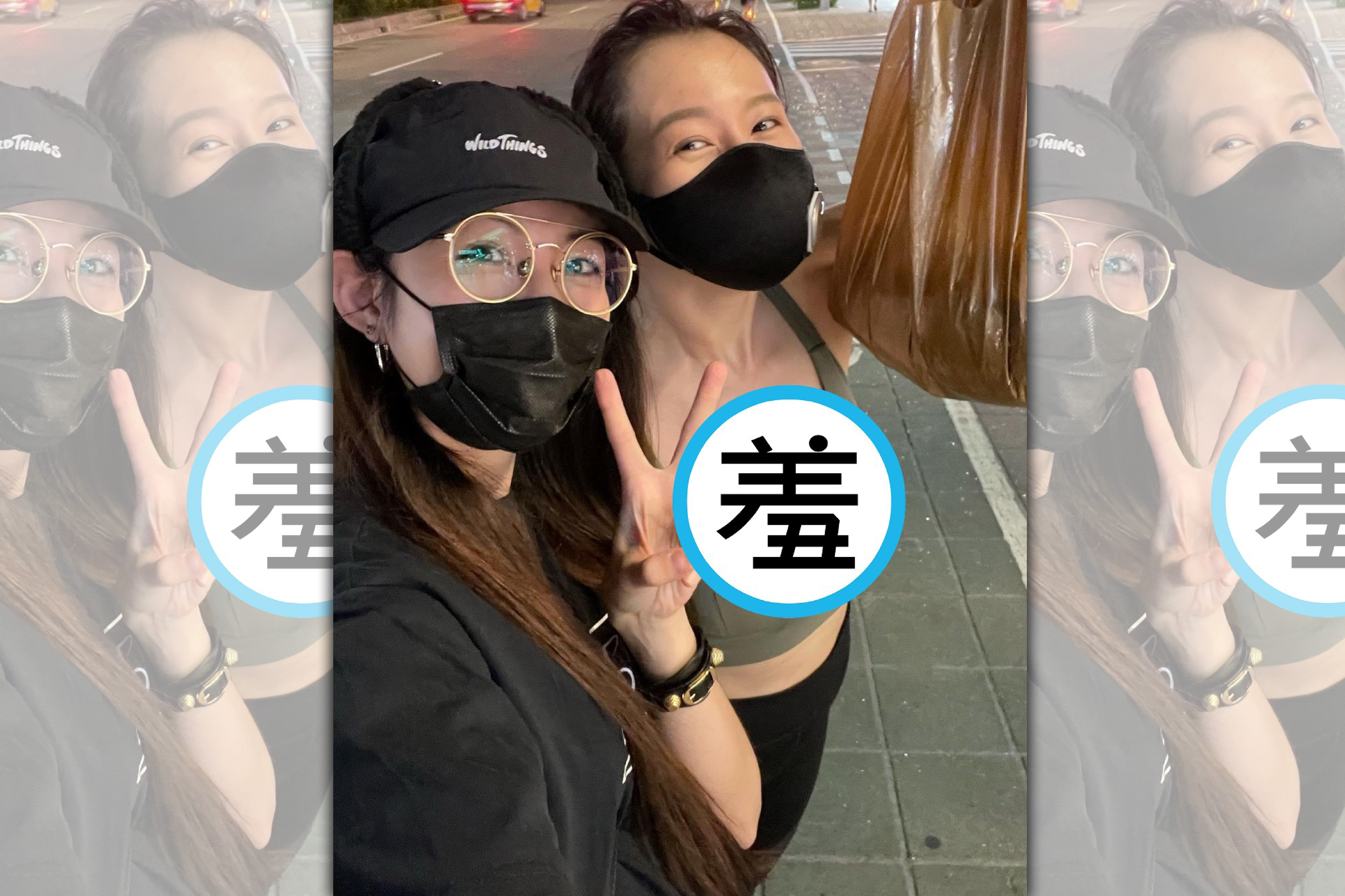 李千那為好友劉品言送餐，沒想到對方的身材卻意外成了焦點。（翻攝自李千那IG）