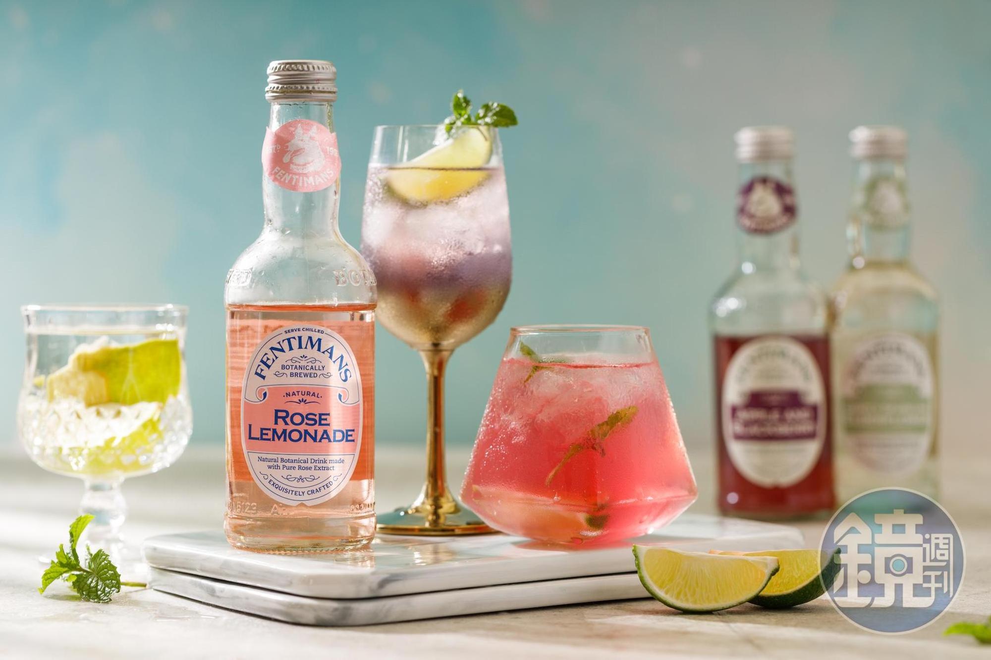 來自英國的「Fentimans 釀製風味汽水」以天然草本配方釀造，風味討喜。（799元／6瓶入）